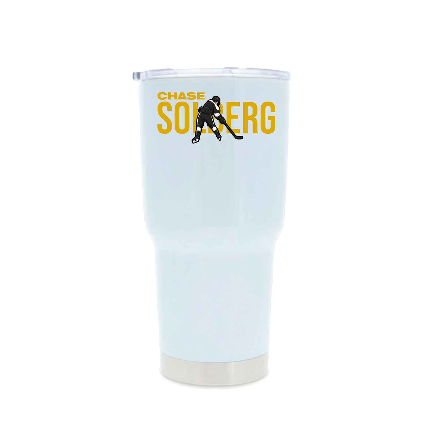 30oz Stainless Steel Tumbler — Player Name in White