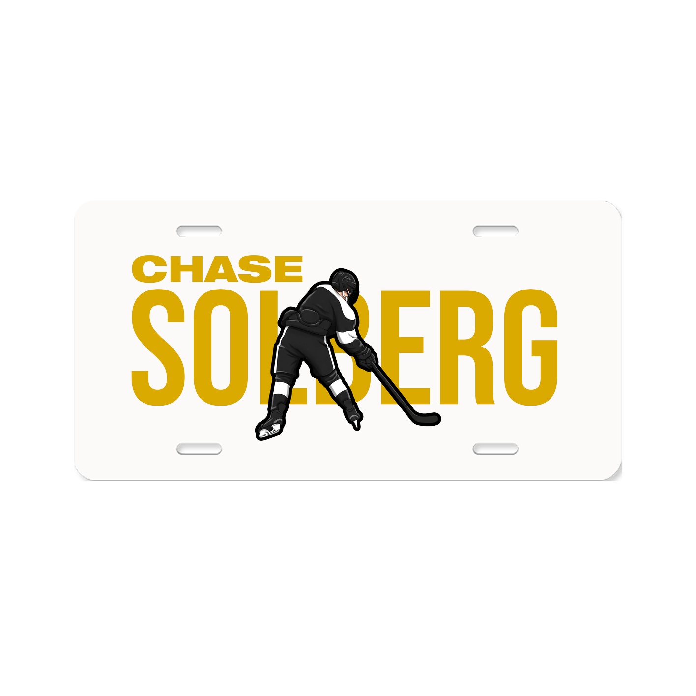 License Plate — Player Name in Classic