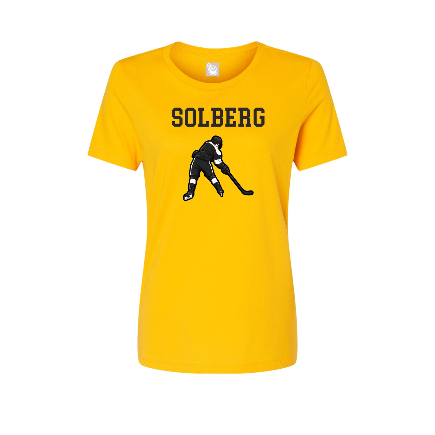 Fitted Women's Tee — Shirsey in Gold