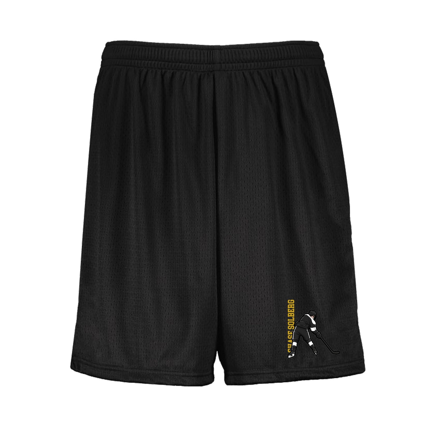 Shorts — Name Vertical in Black