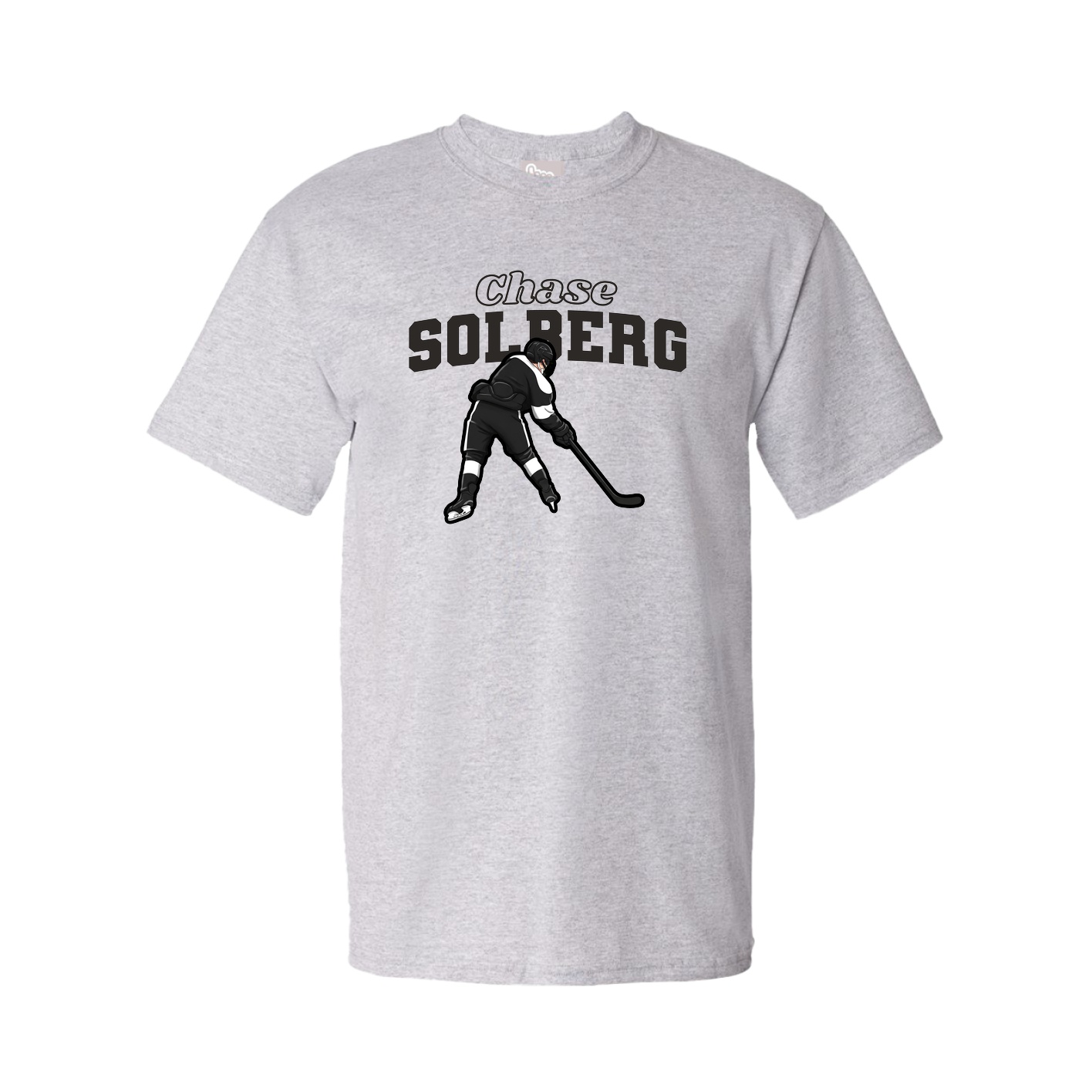 Tee — Name Arch in Grey