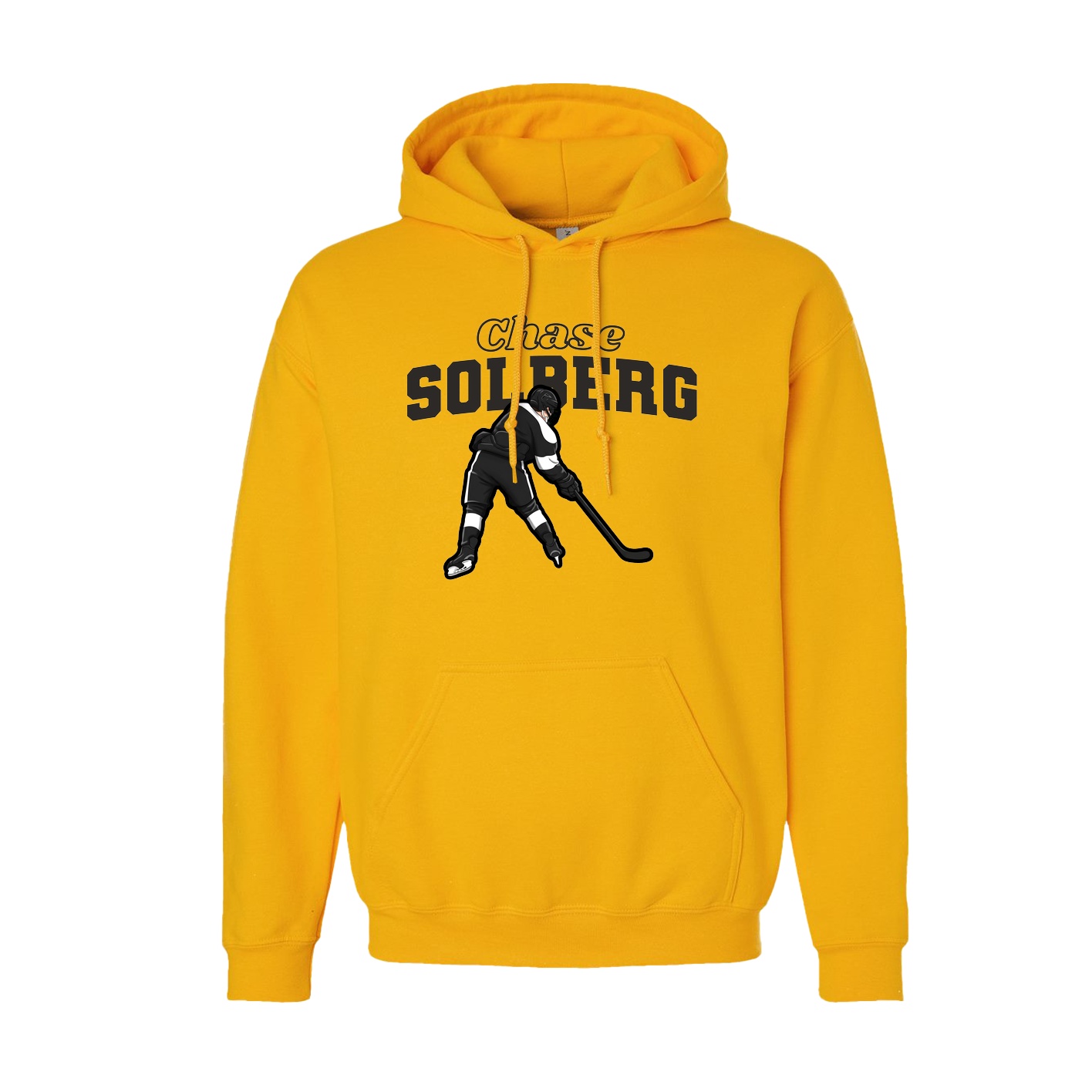 Hoodie — Name Arch in Gold