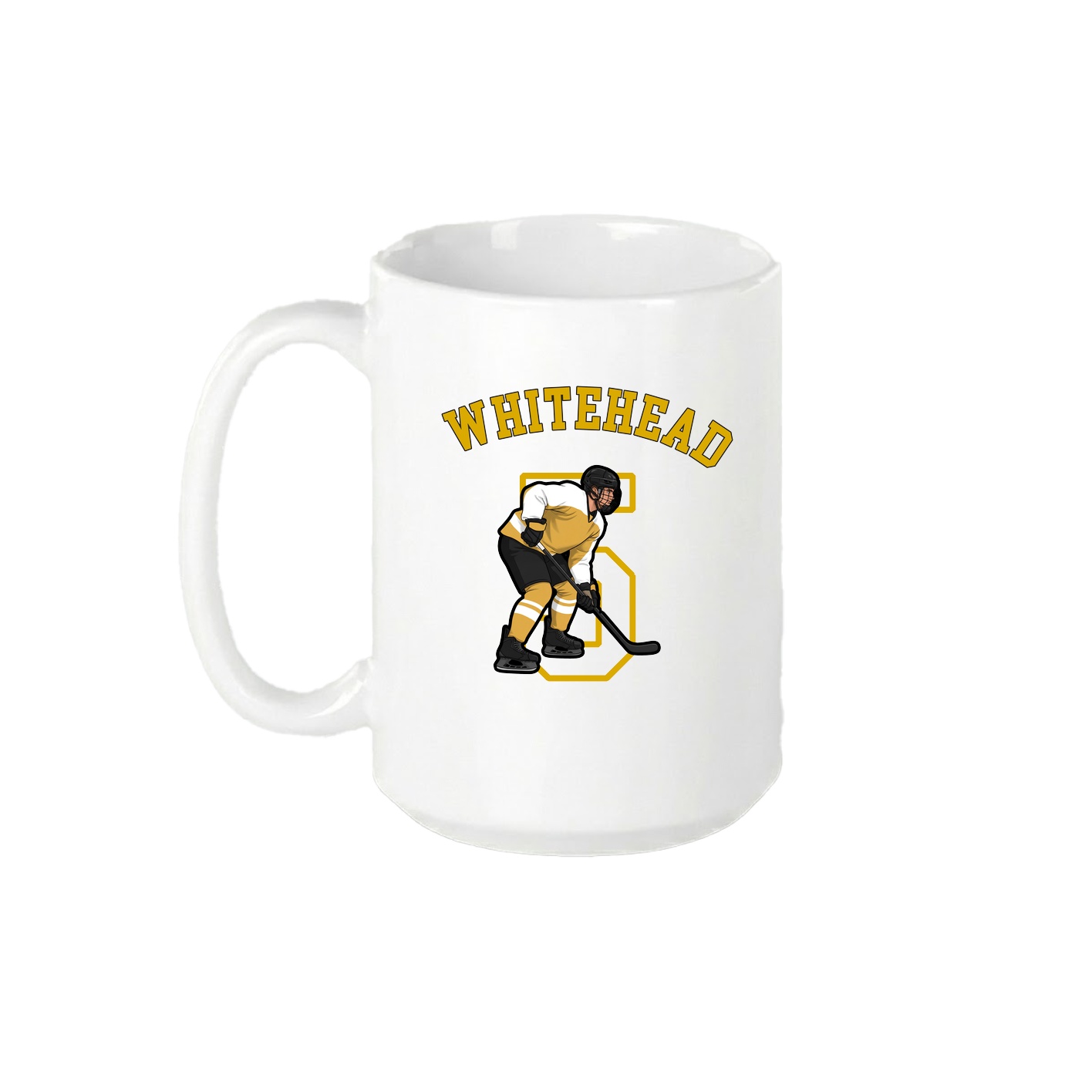 15oz Coffee Mug — Shirsey Arch in White
