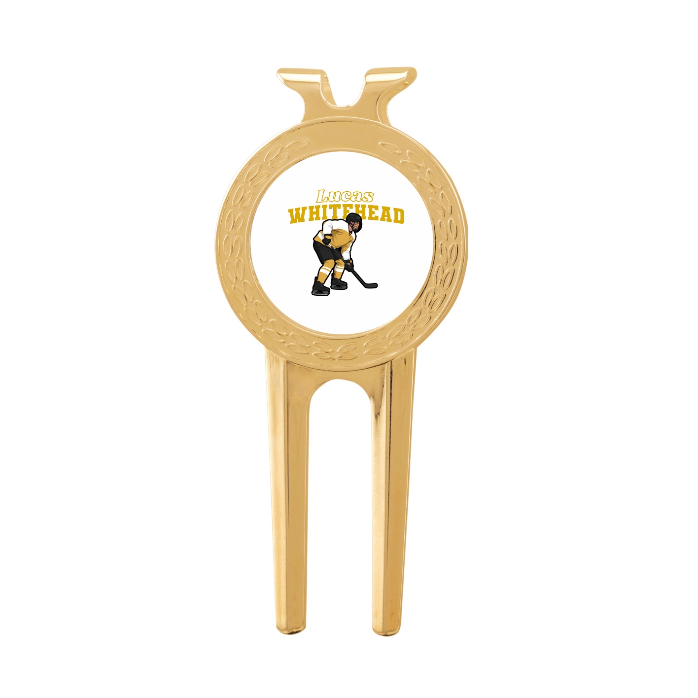 Divot Tool with Ball Marker — Name Arch in Classic