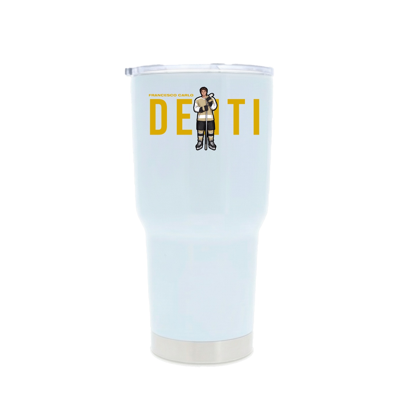 30oz Stainless Steel Tumbler — Player Name in White