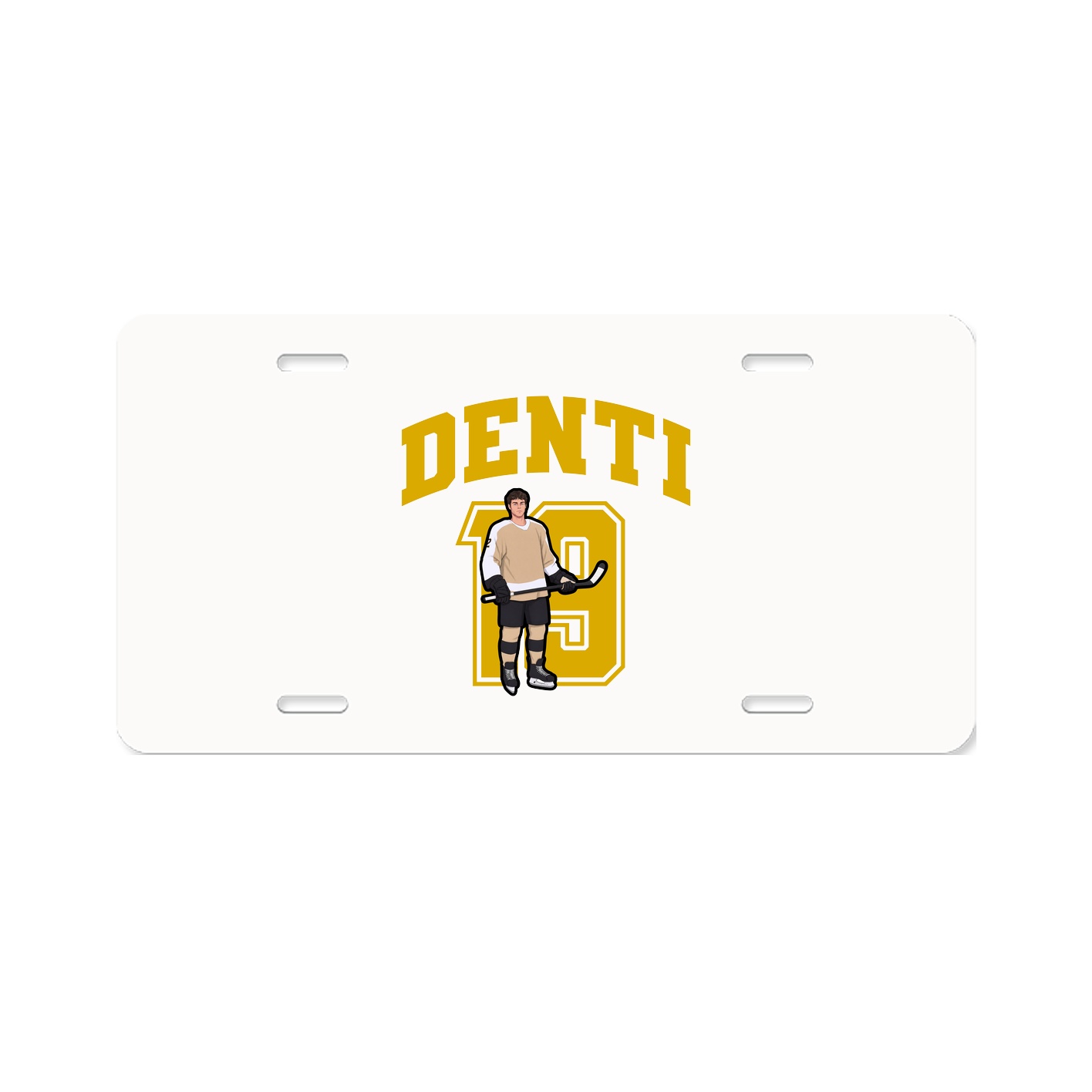 License Plate — Number in Classic
