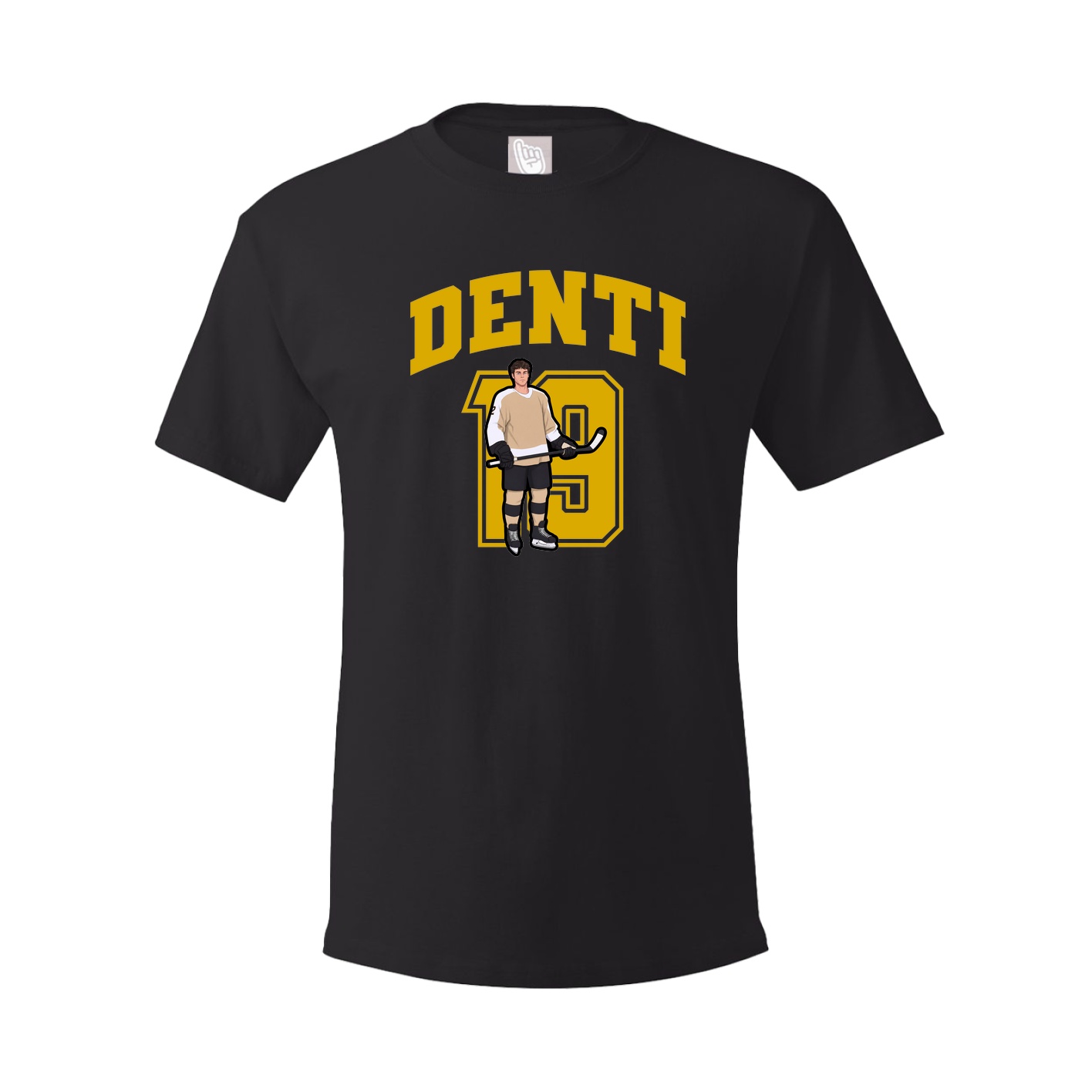 Youth Tee — Number in Black