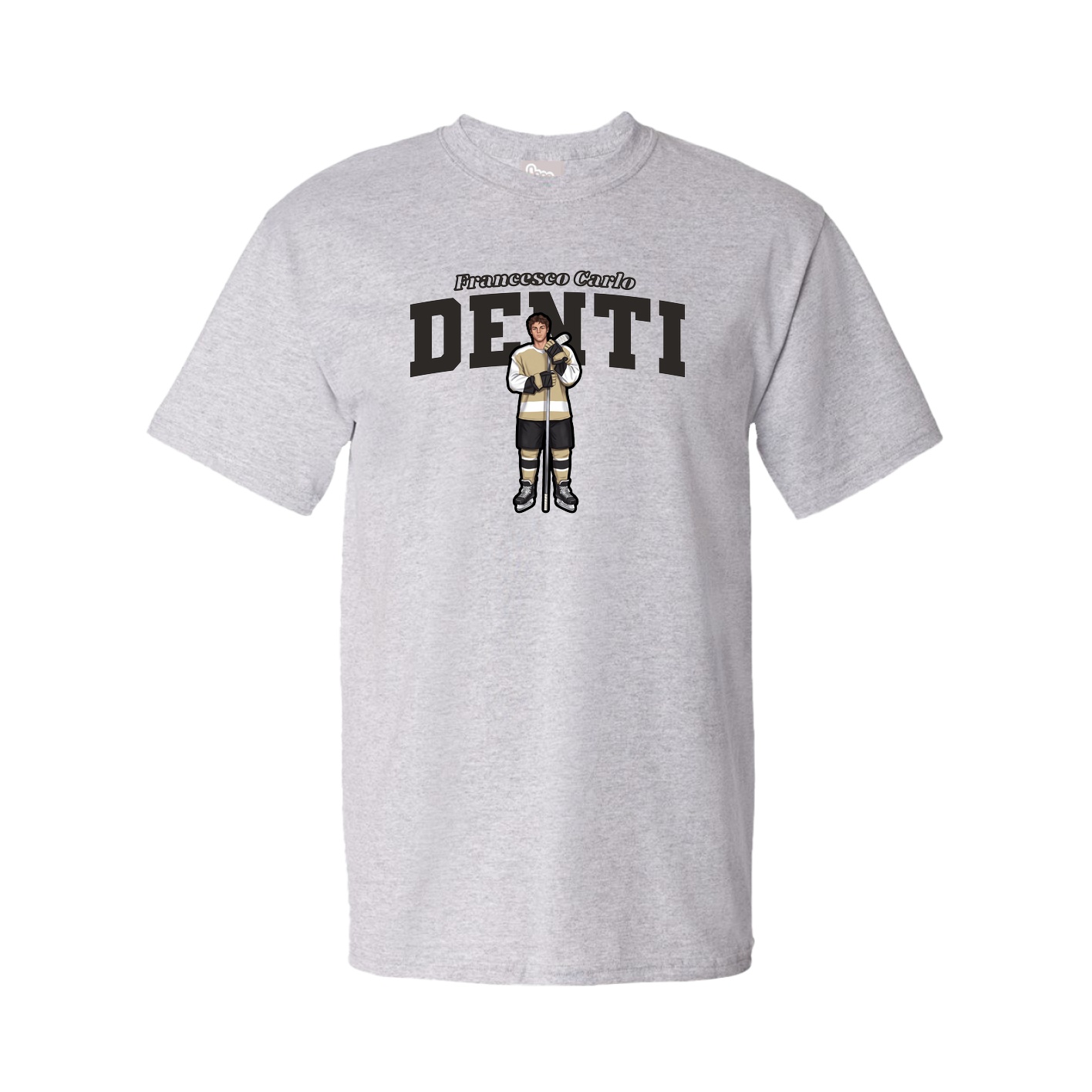 Youth Tee — Name Arch in Grey