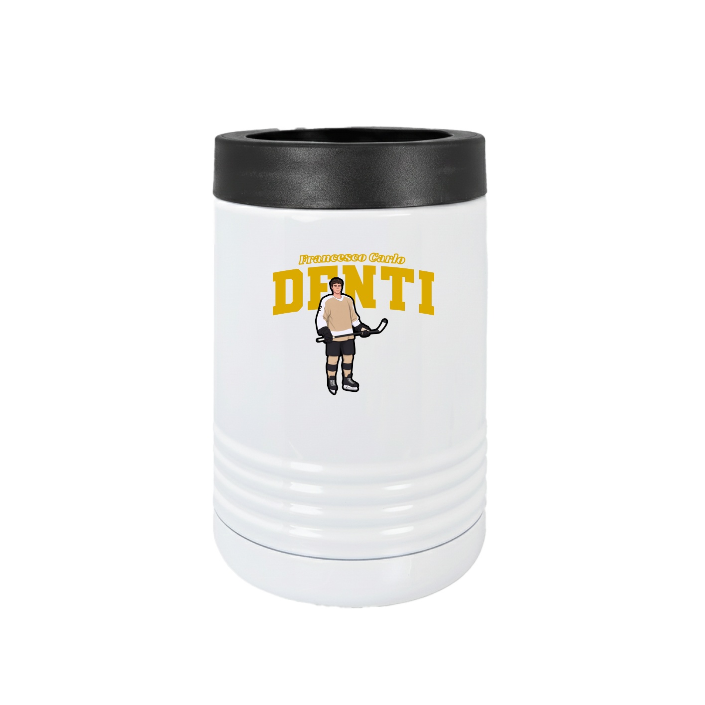 Beverage Holder — Name Arch in White