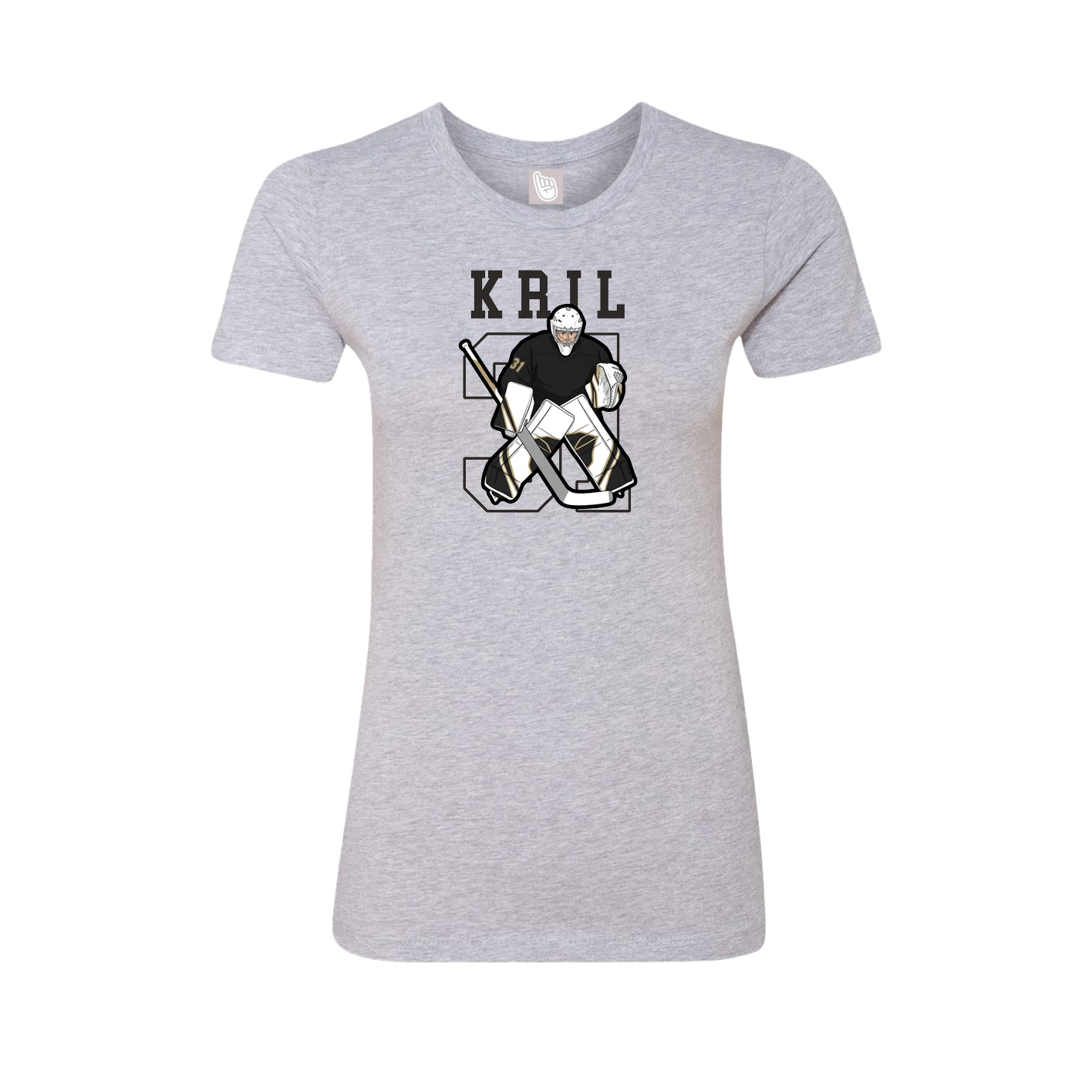 Fitted Women's Tee — Shirsey in Grey