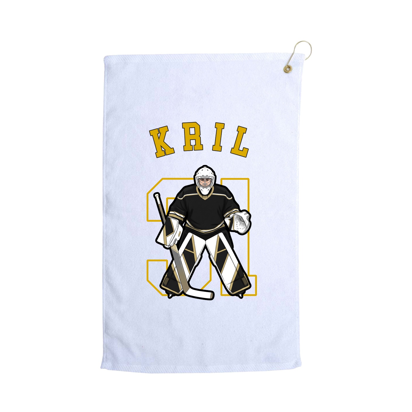 Golf Towel — Shirsey Arch in White