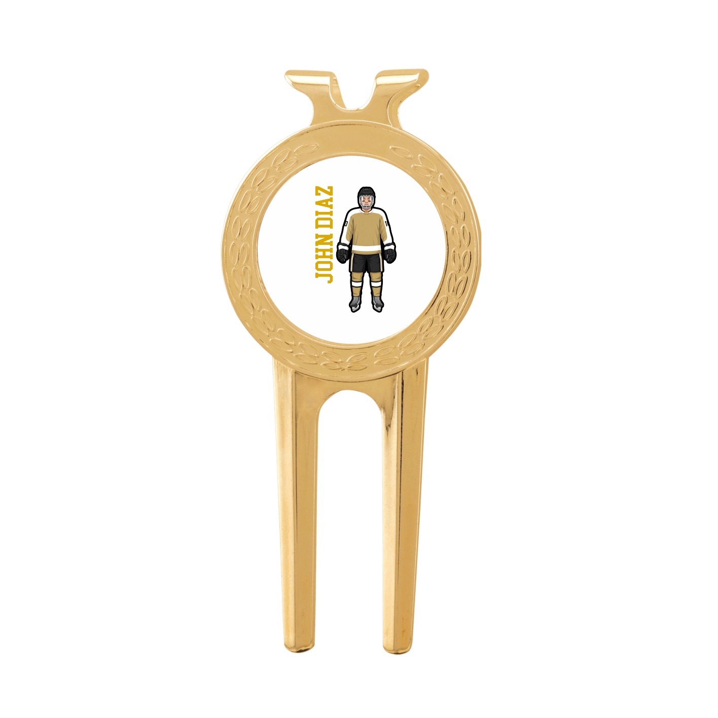 Divot Tool with Ball Marker — Name Vertical in Classic