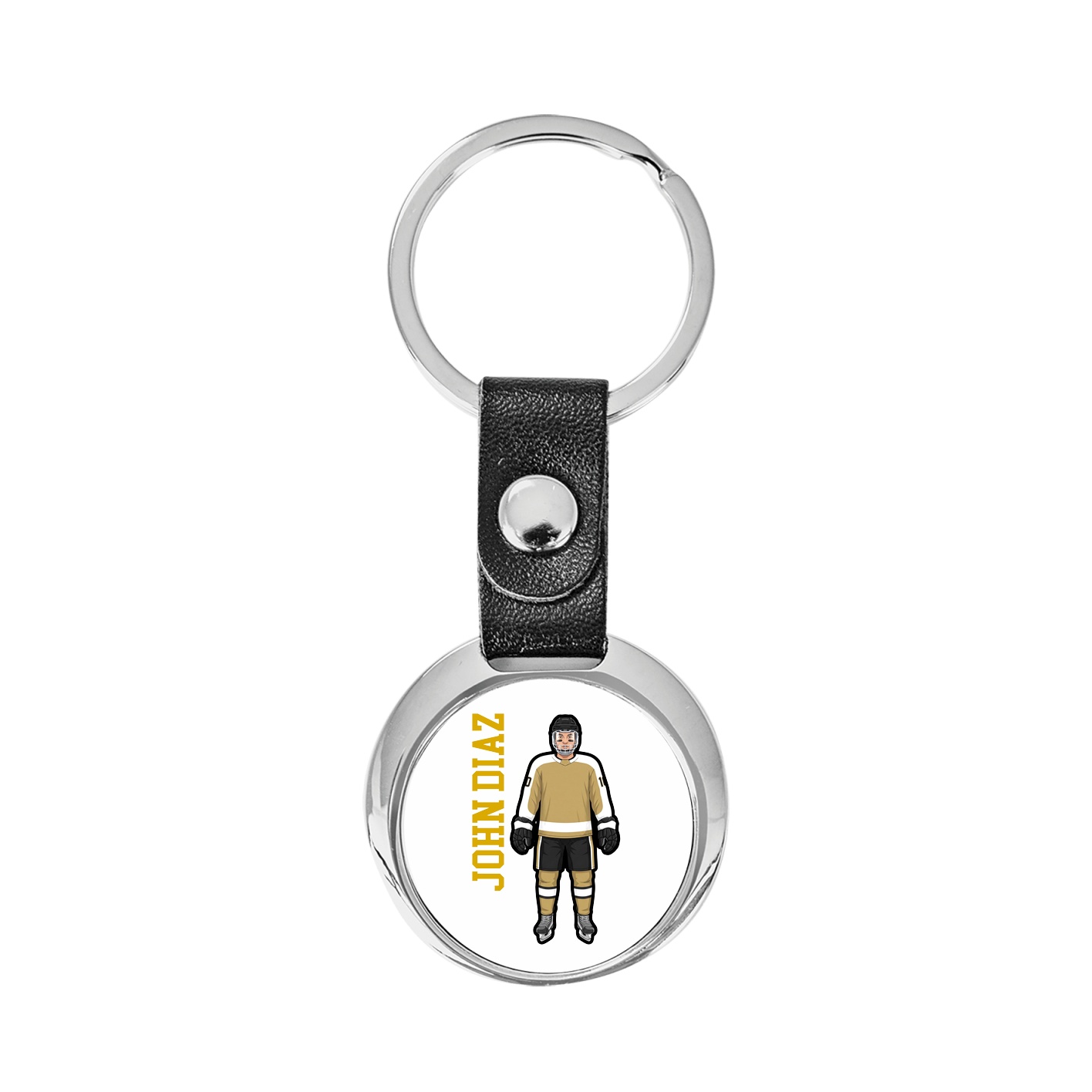 Key Chain — Name Vertical in Classic