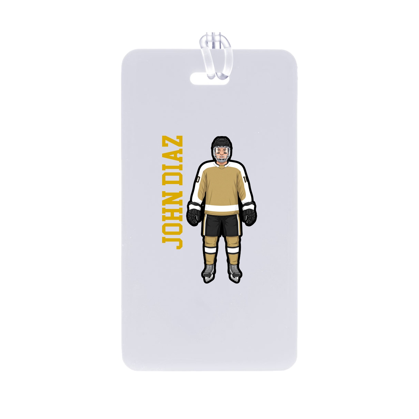 Bag Tag — Name Vertical in Classic