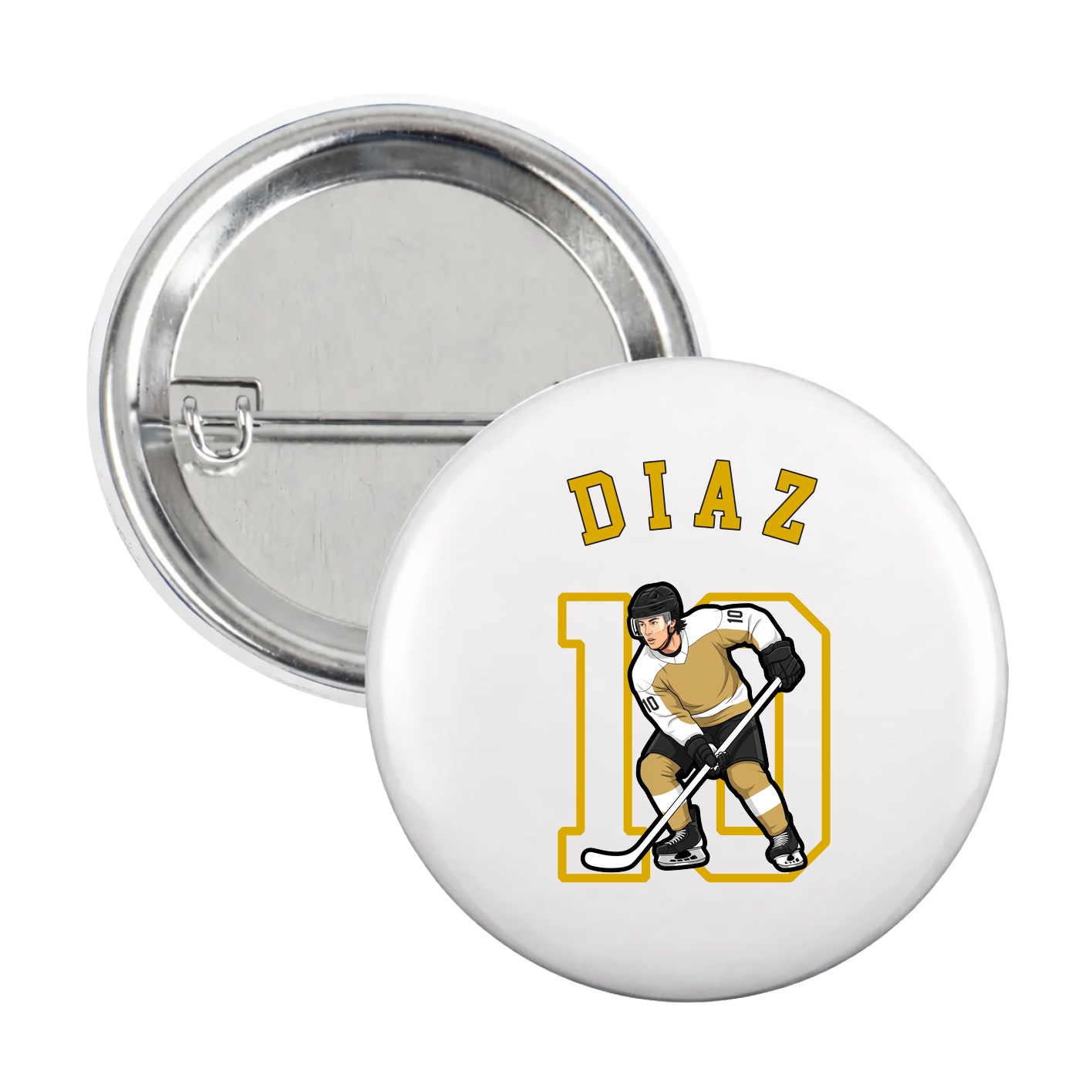 Game Day Button — Shirsey Arch in White