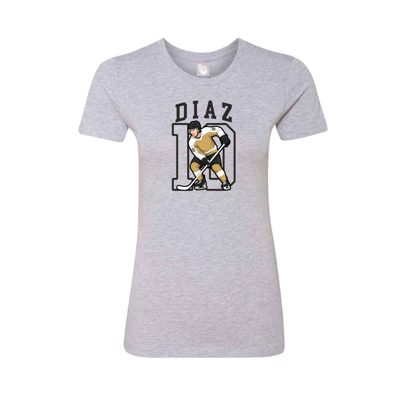 Fitted Women's Tee — Shirsey in Grey