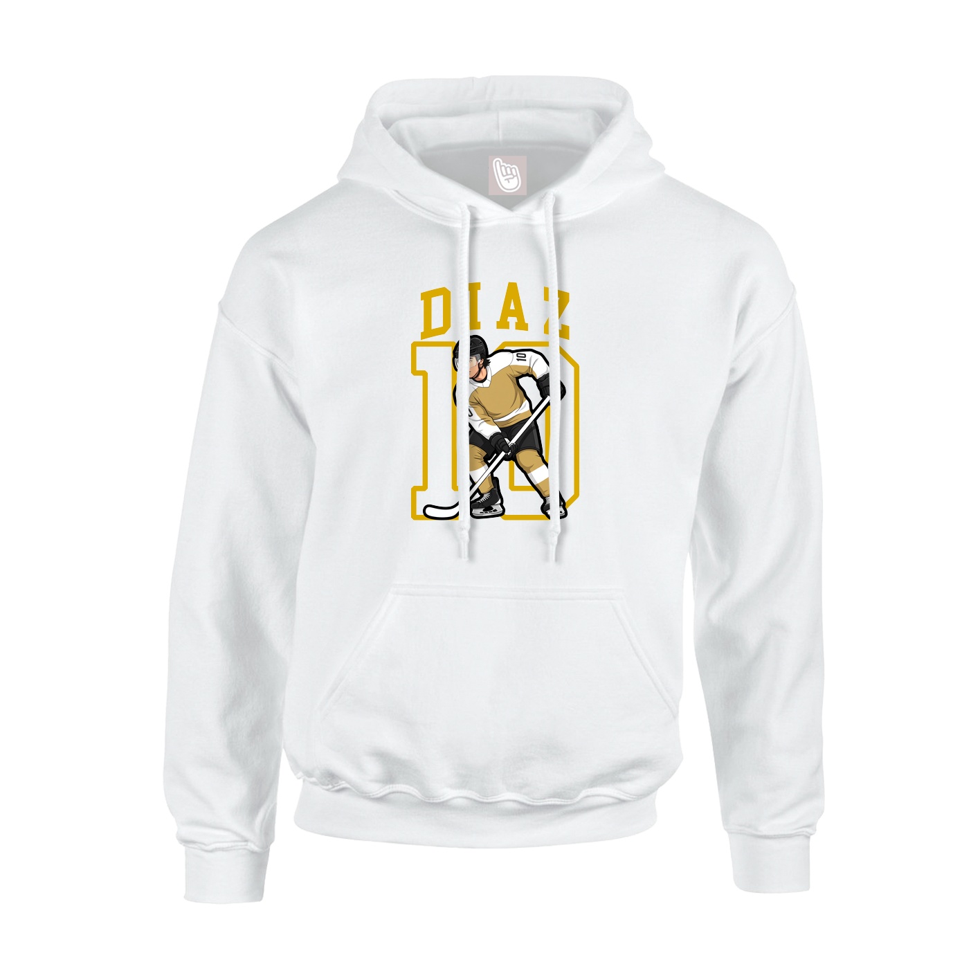 Hoodie — Shirsey in White