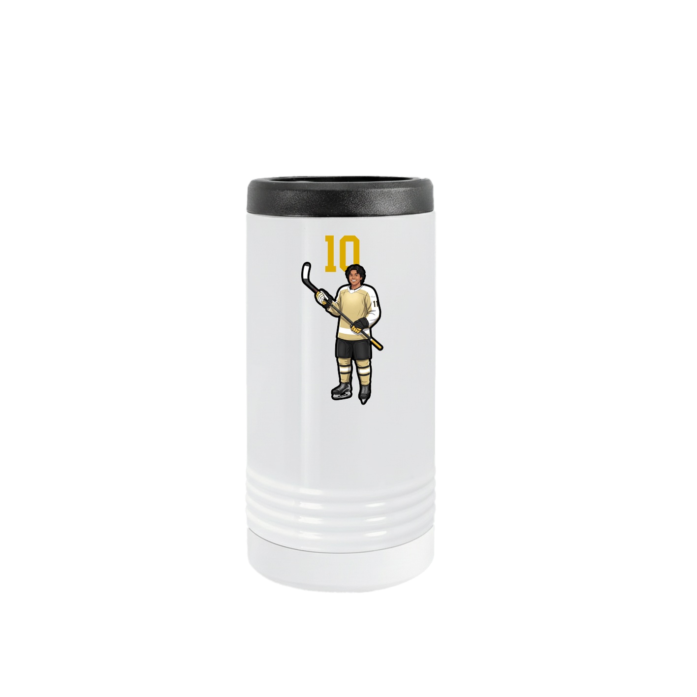 Slim Beverage Holder — Number Top in White
