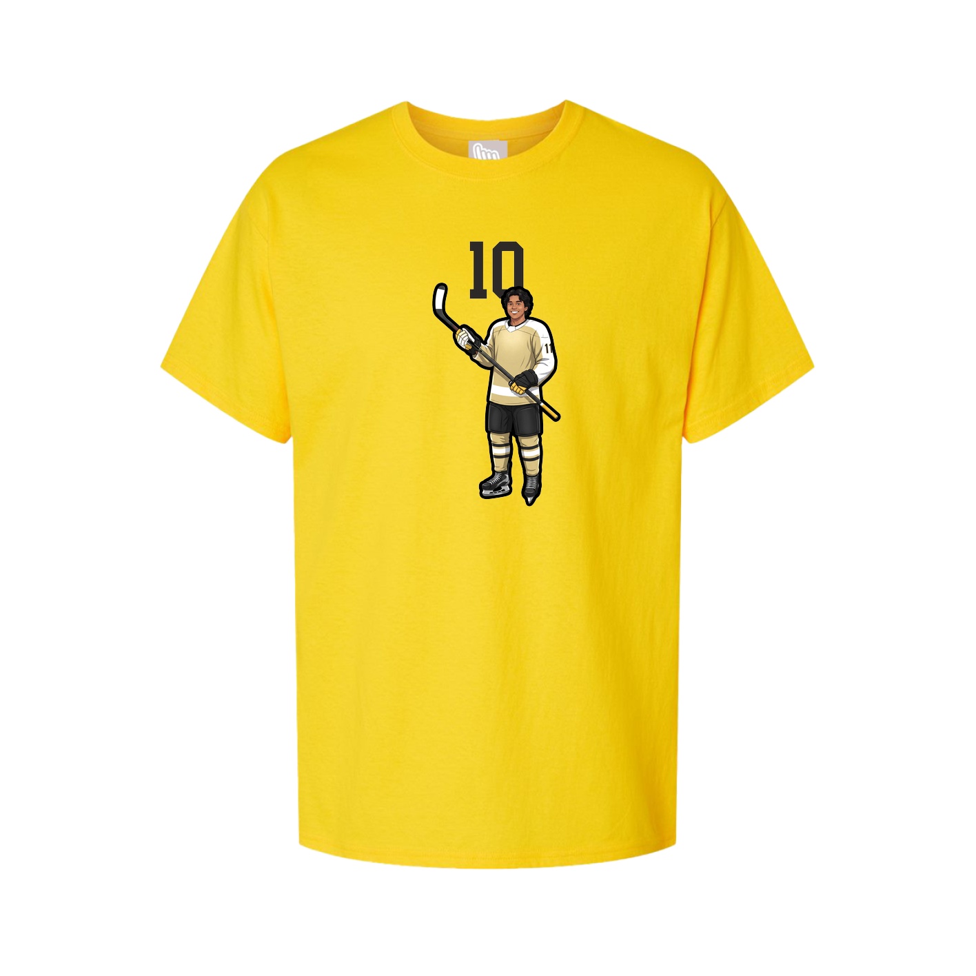 Tee — Number Top in Gold
