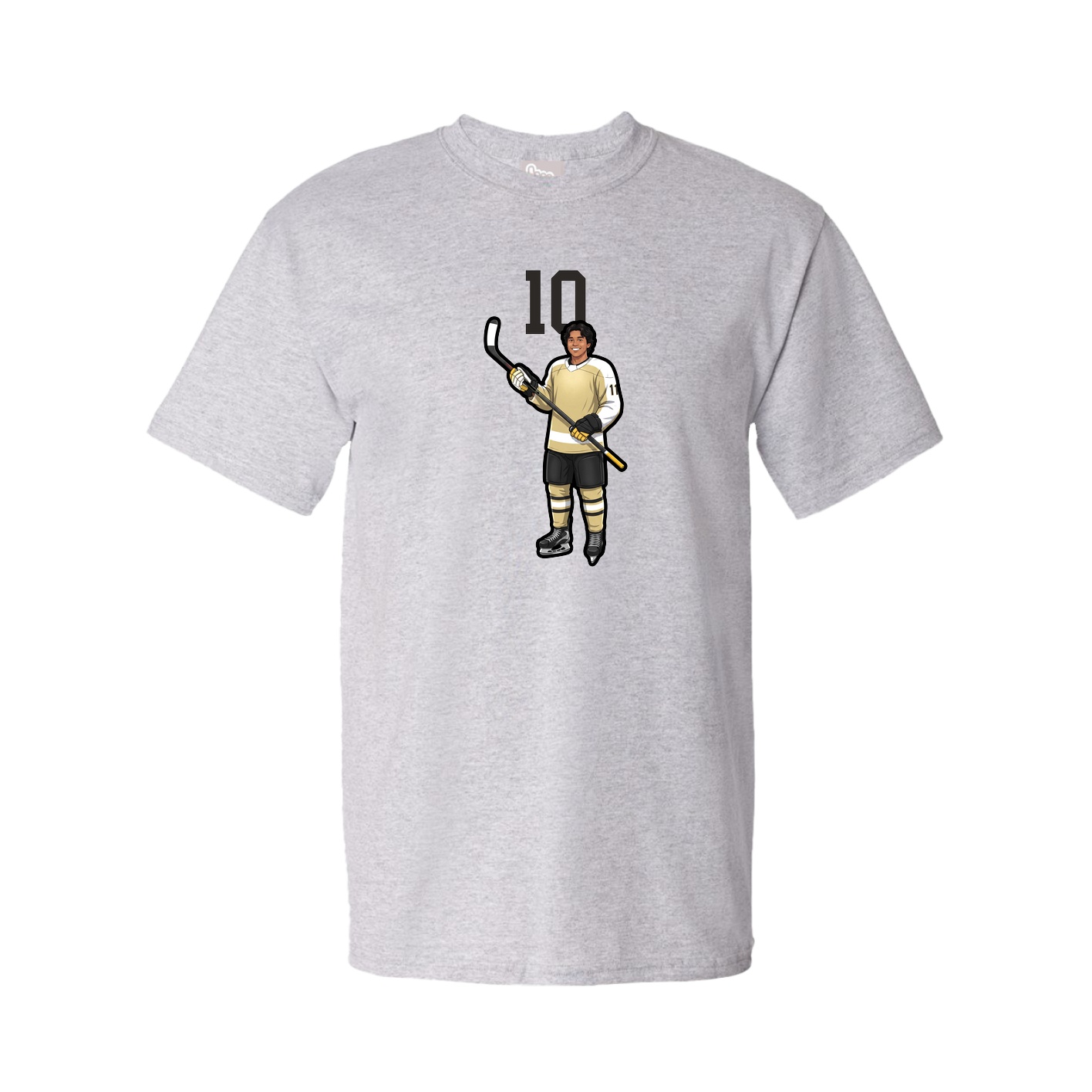 Tee — Number Top in Grey