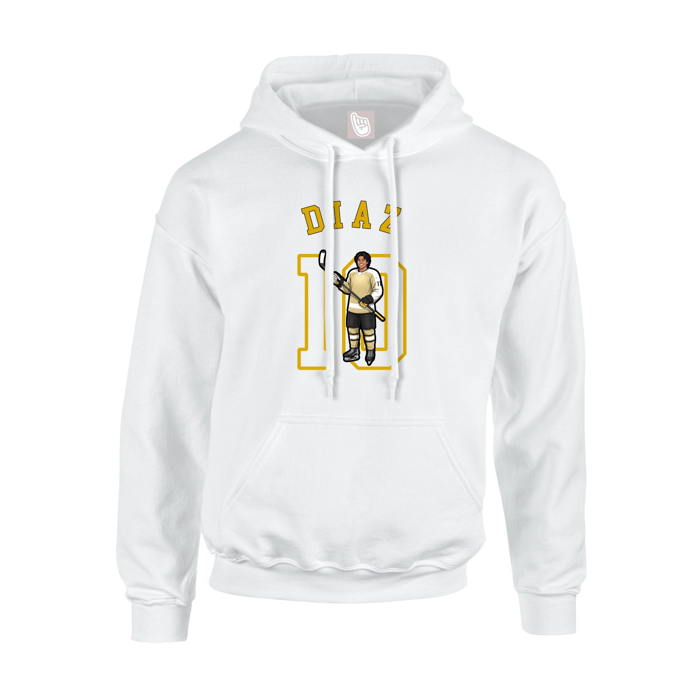 Hoodie — Shirsey Arch in White