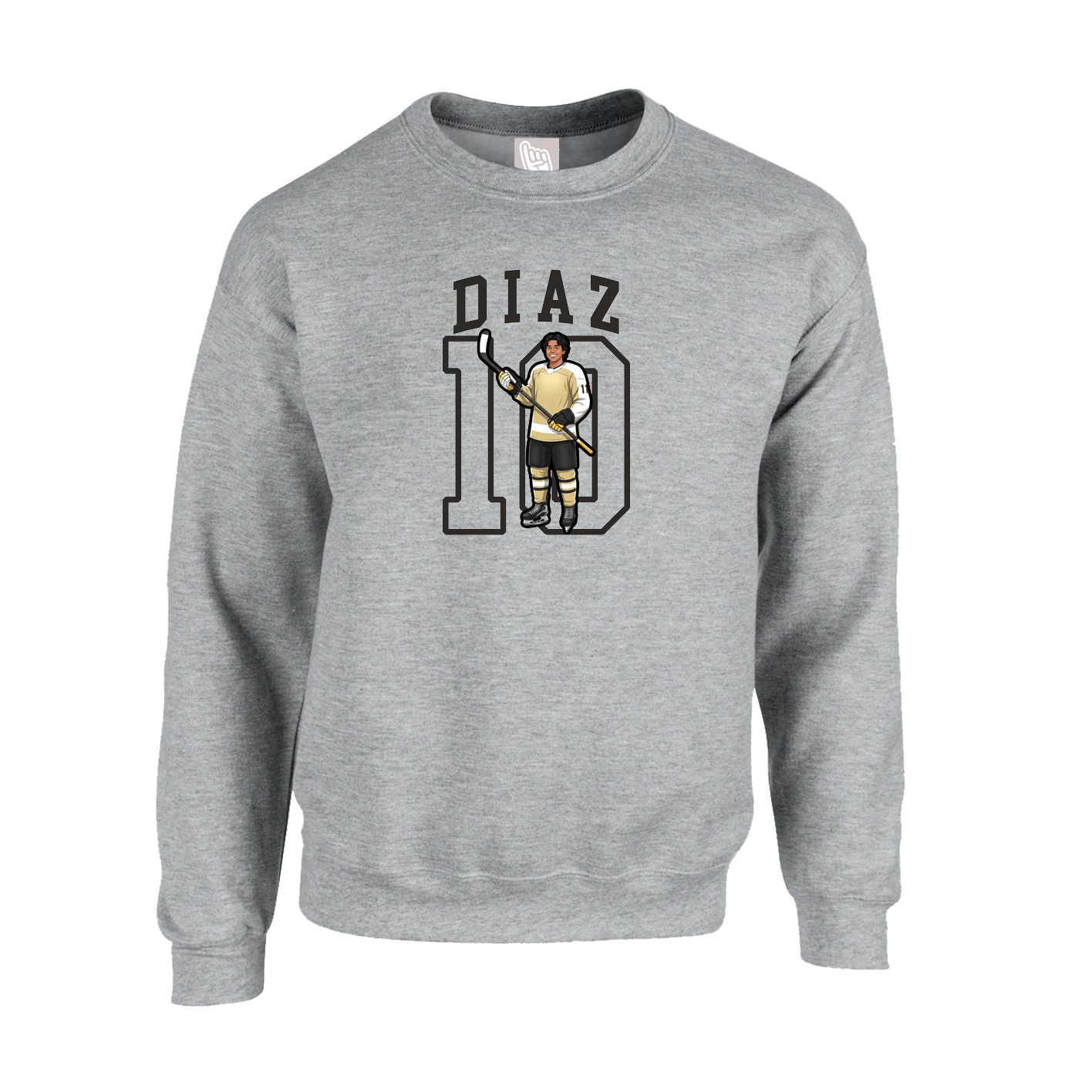 Fleece Crew — Shirsey in Grey