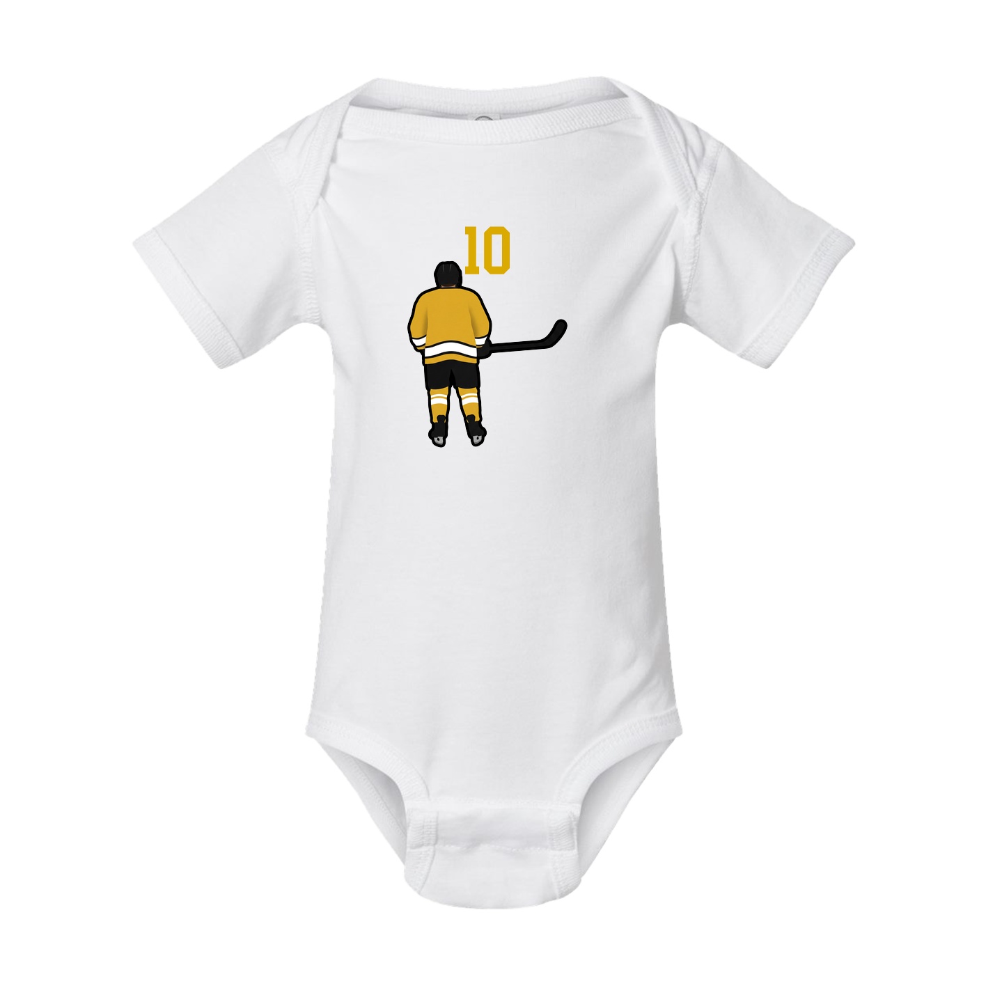 Baby Onesie — Number Top in White