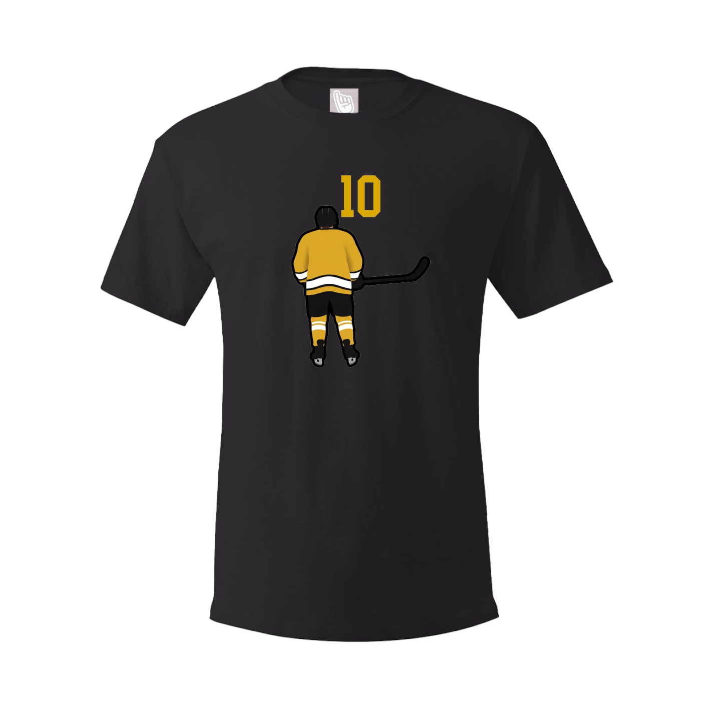 Youth Tee — Number Top in Black