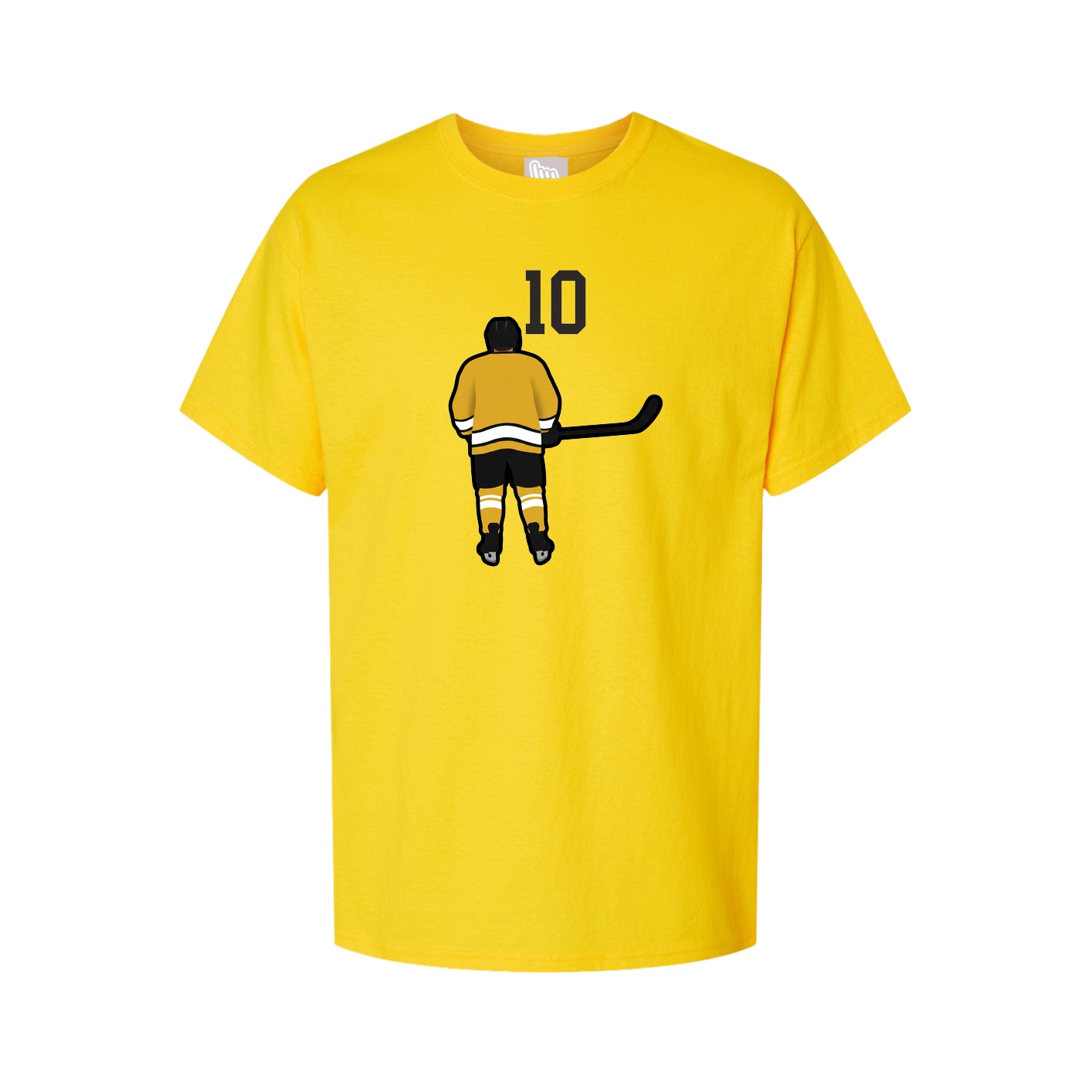 Youth Tee — Number Top in Gold
