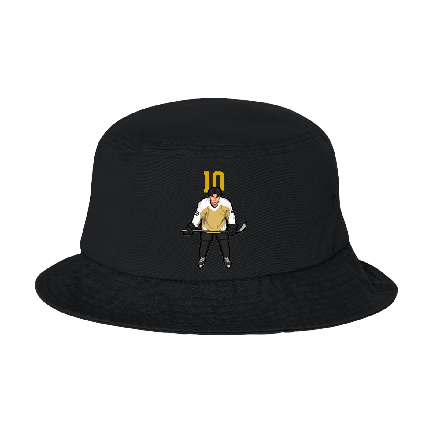 Bucket Cap — Number Top in Black