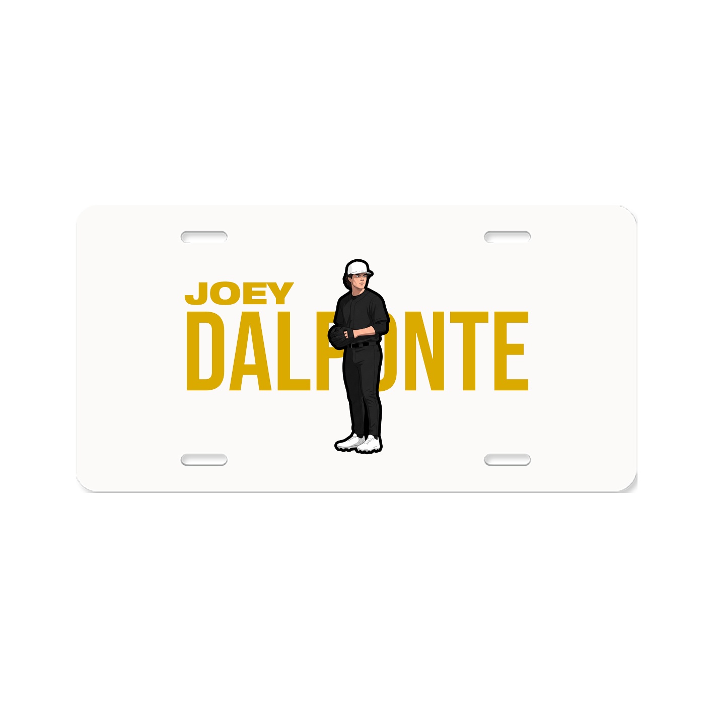 License Plate — Player Name in Classic