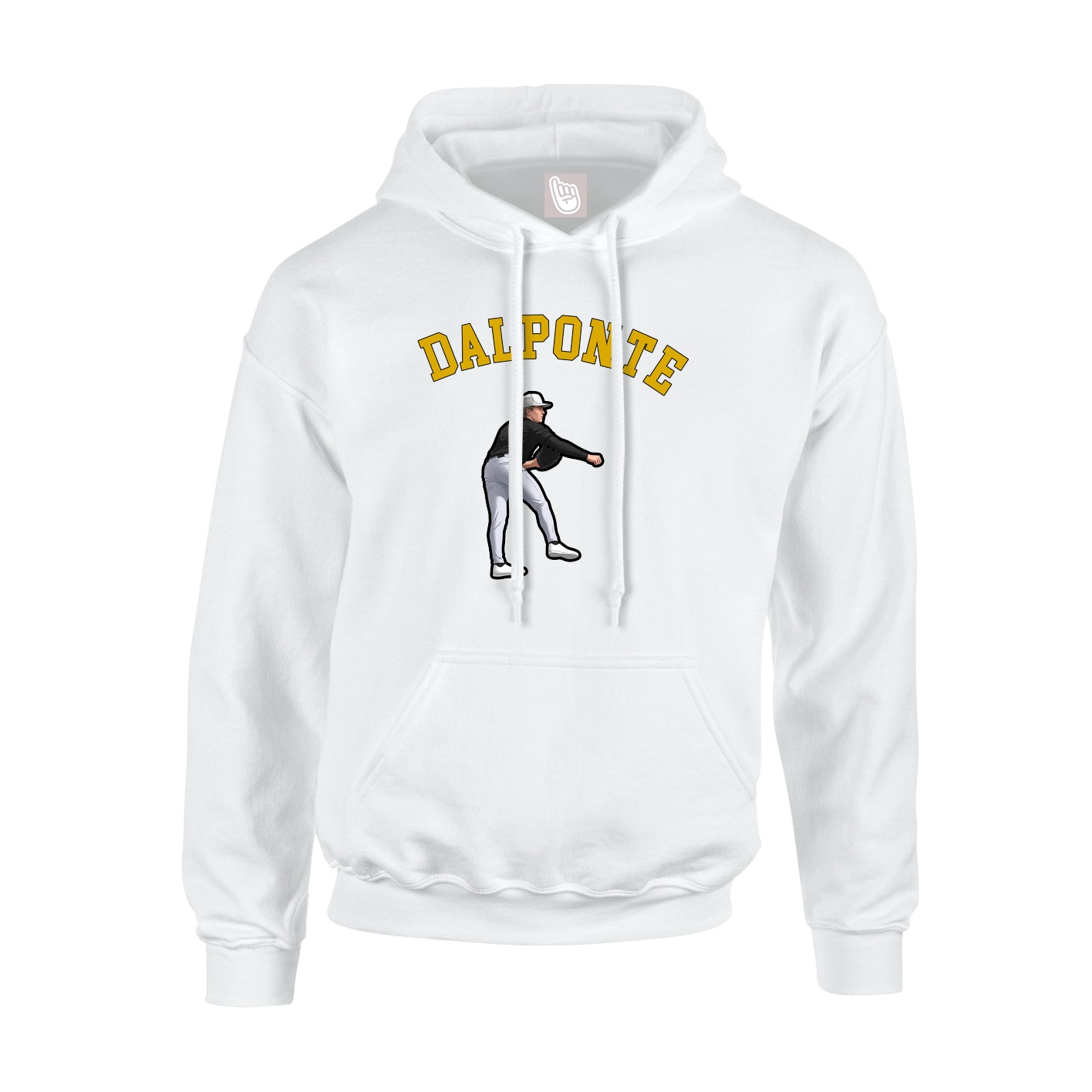 Hoodie — Shirsey Arch in White