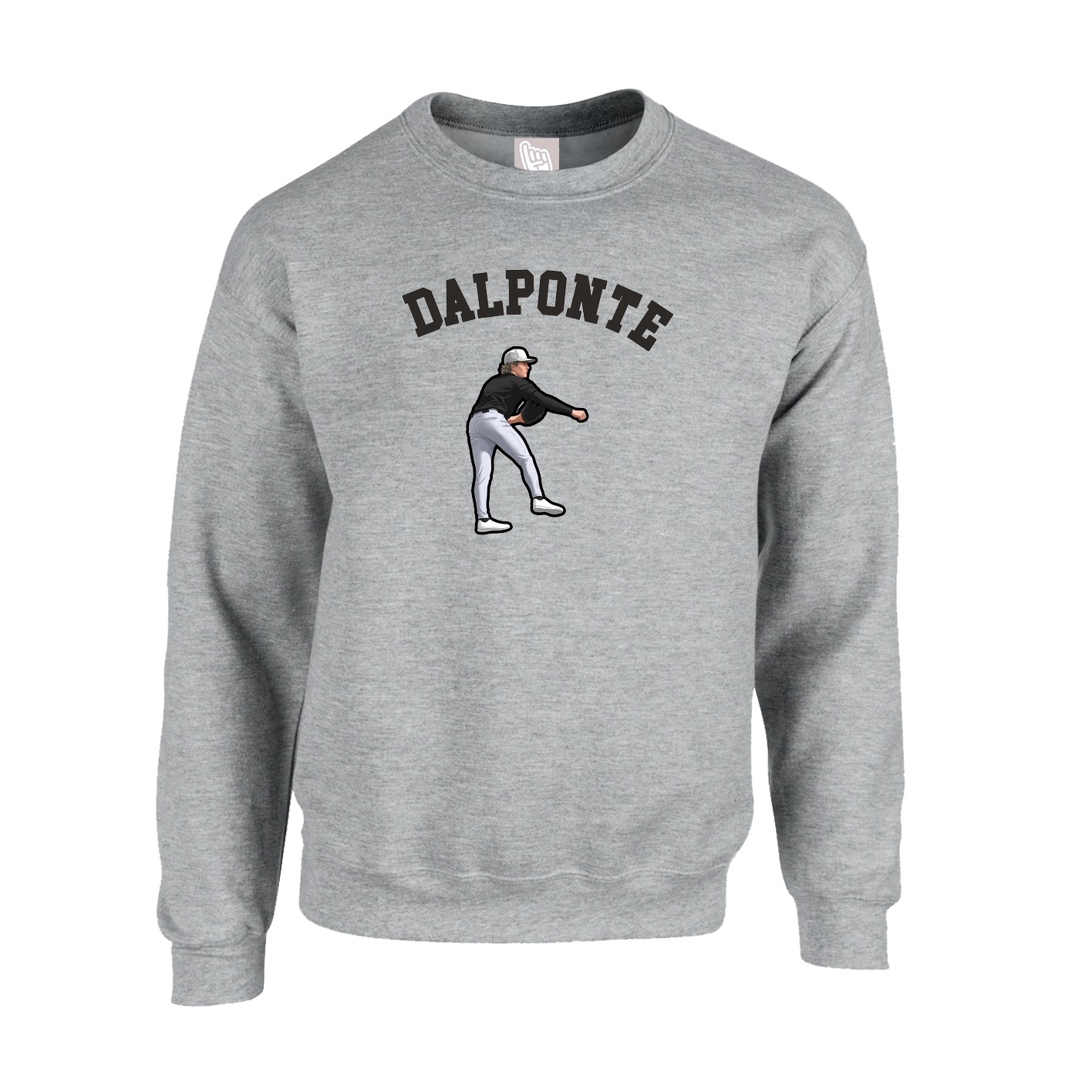 Fleece Crew — Shirsey Arch in Grey