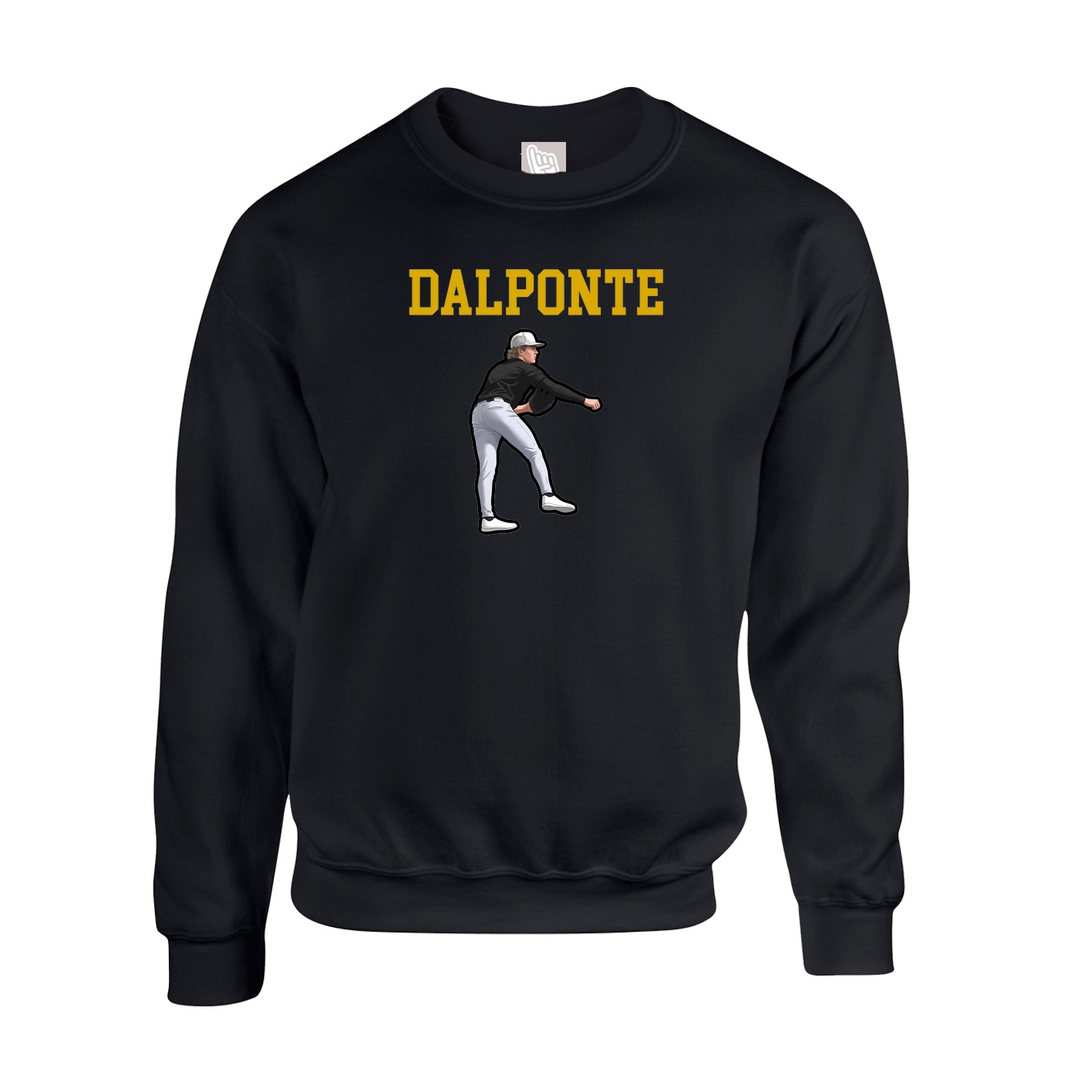 Fleece Crew — Shirsey in Black