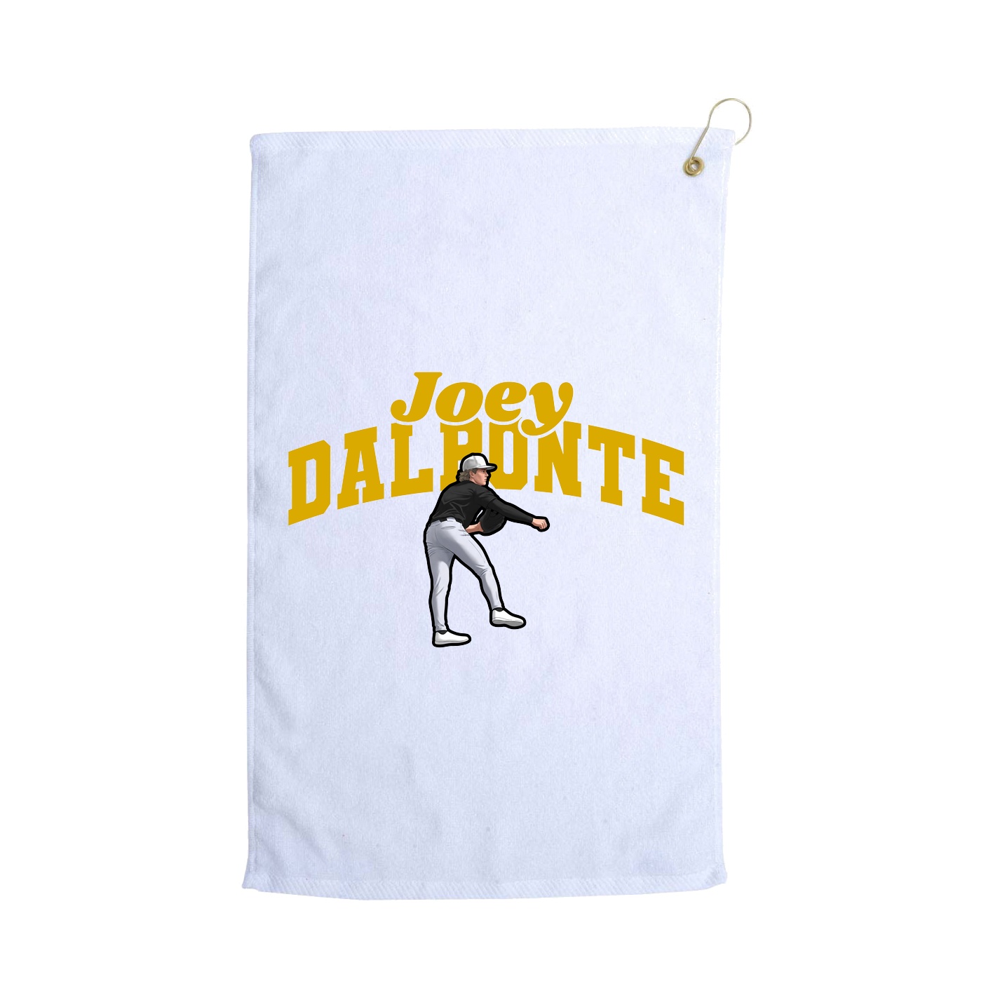 Golf Towel — Signature Arch in White