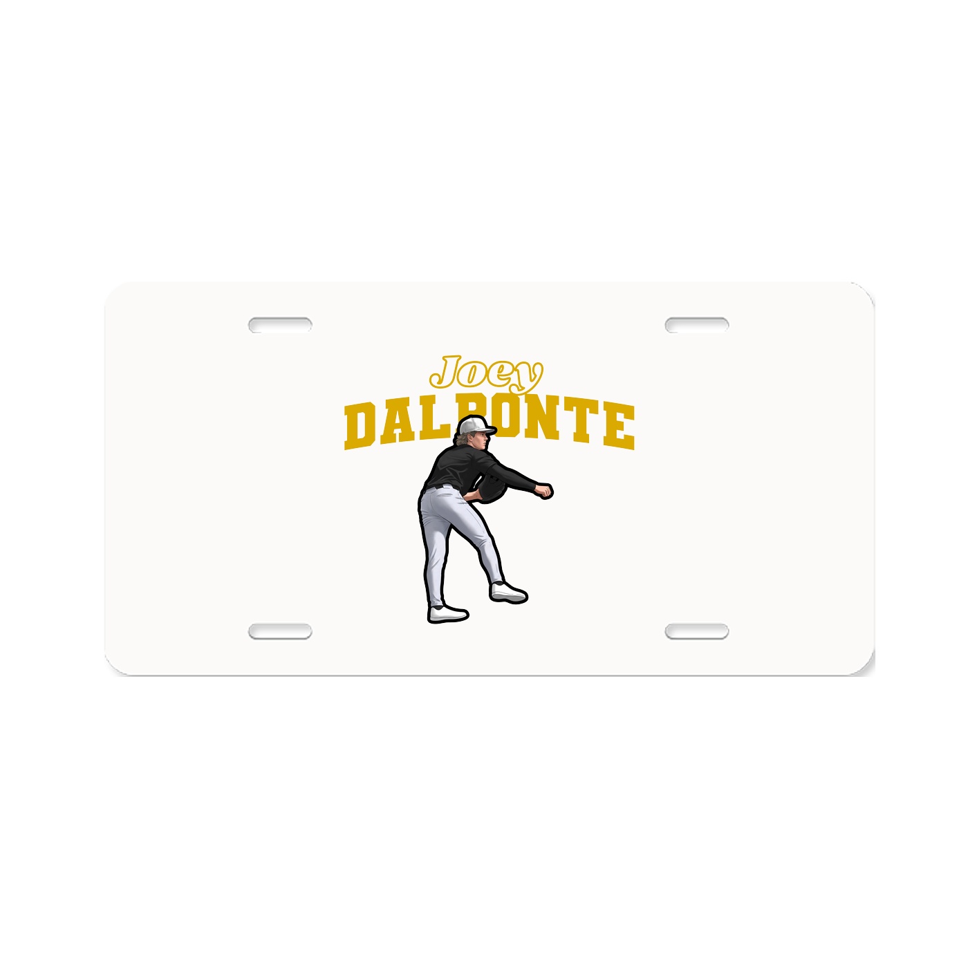 License Plate — Name Arch in Classic