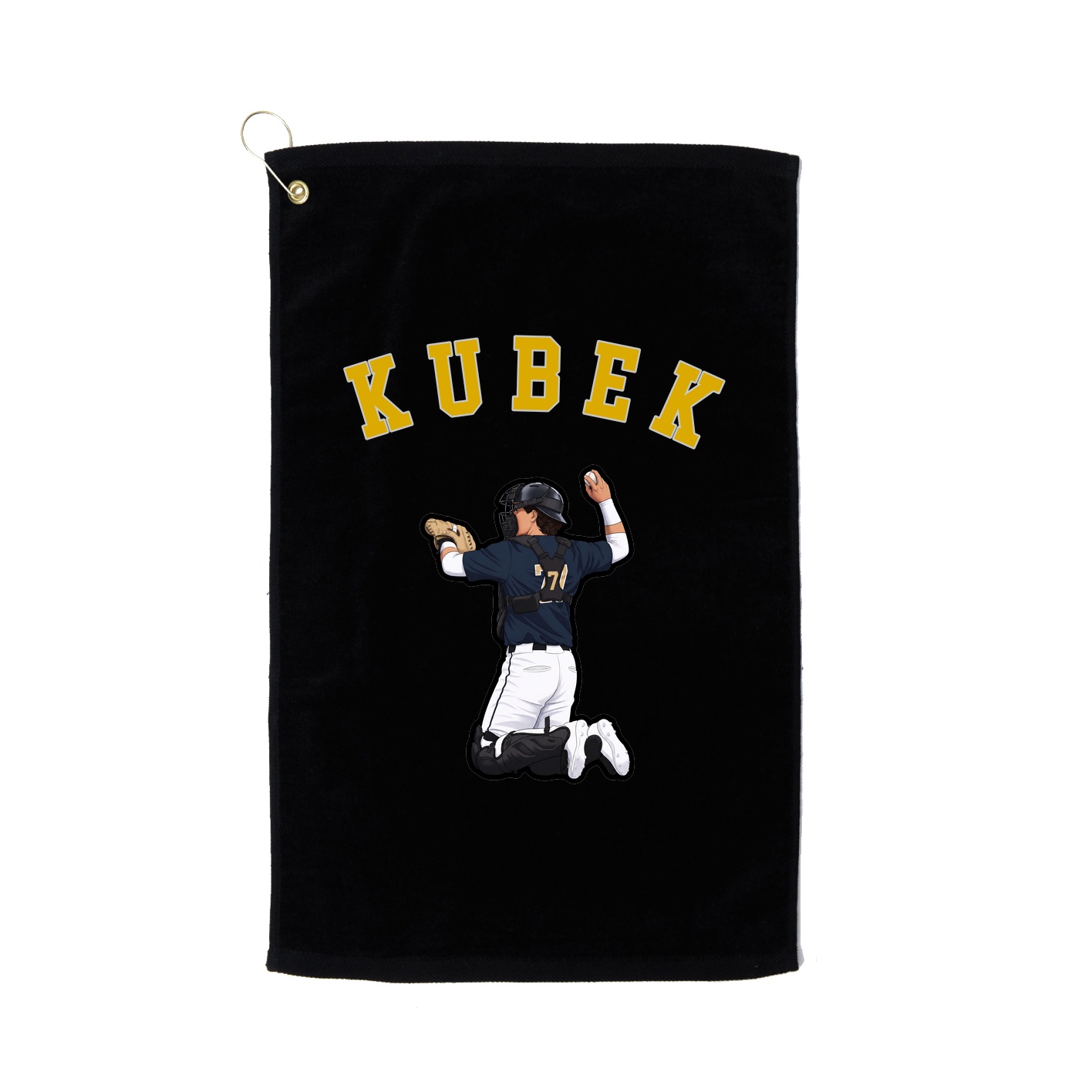 Golf Towel — Shirsey Arch in Black