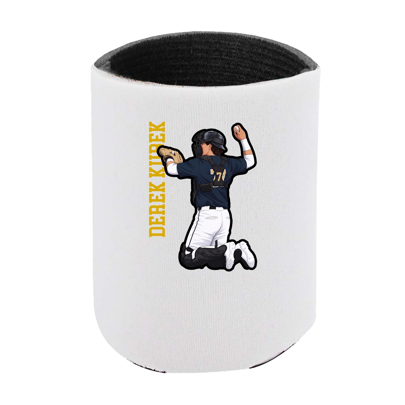 Can Holder — Name Vertical in White