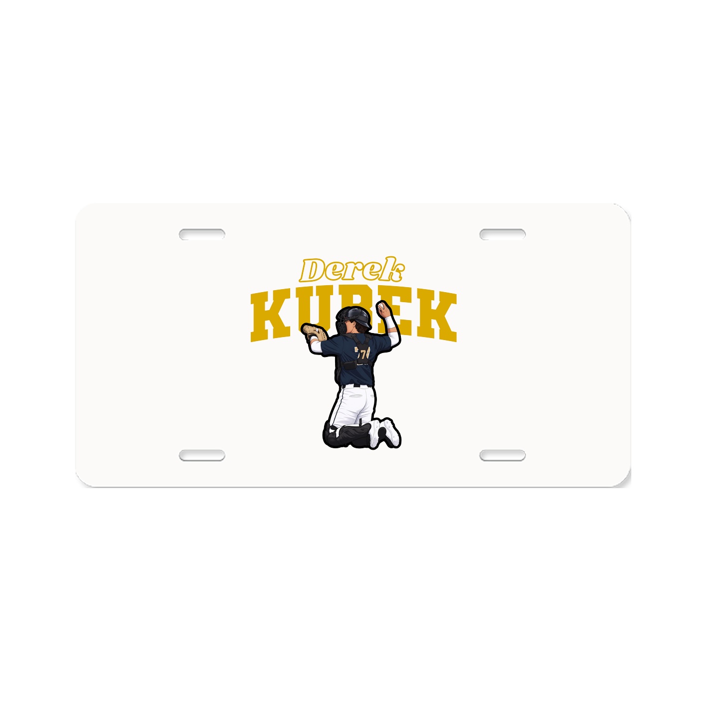 License Plate — Name Arch in Classic