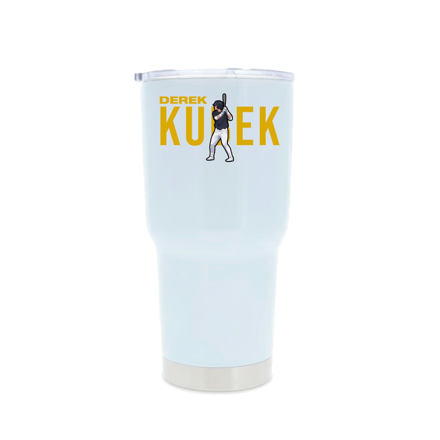 30oz Stainless Steel Tumbler — Player Name in White