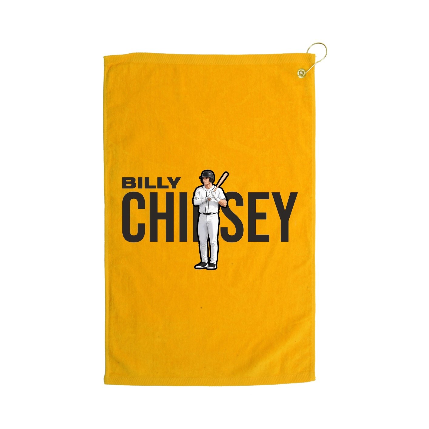 Golf Towel — Player Name in Gold