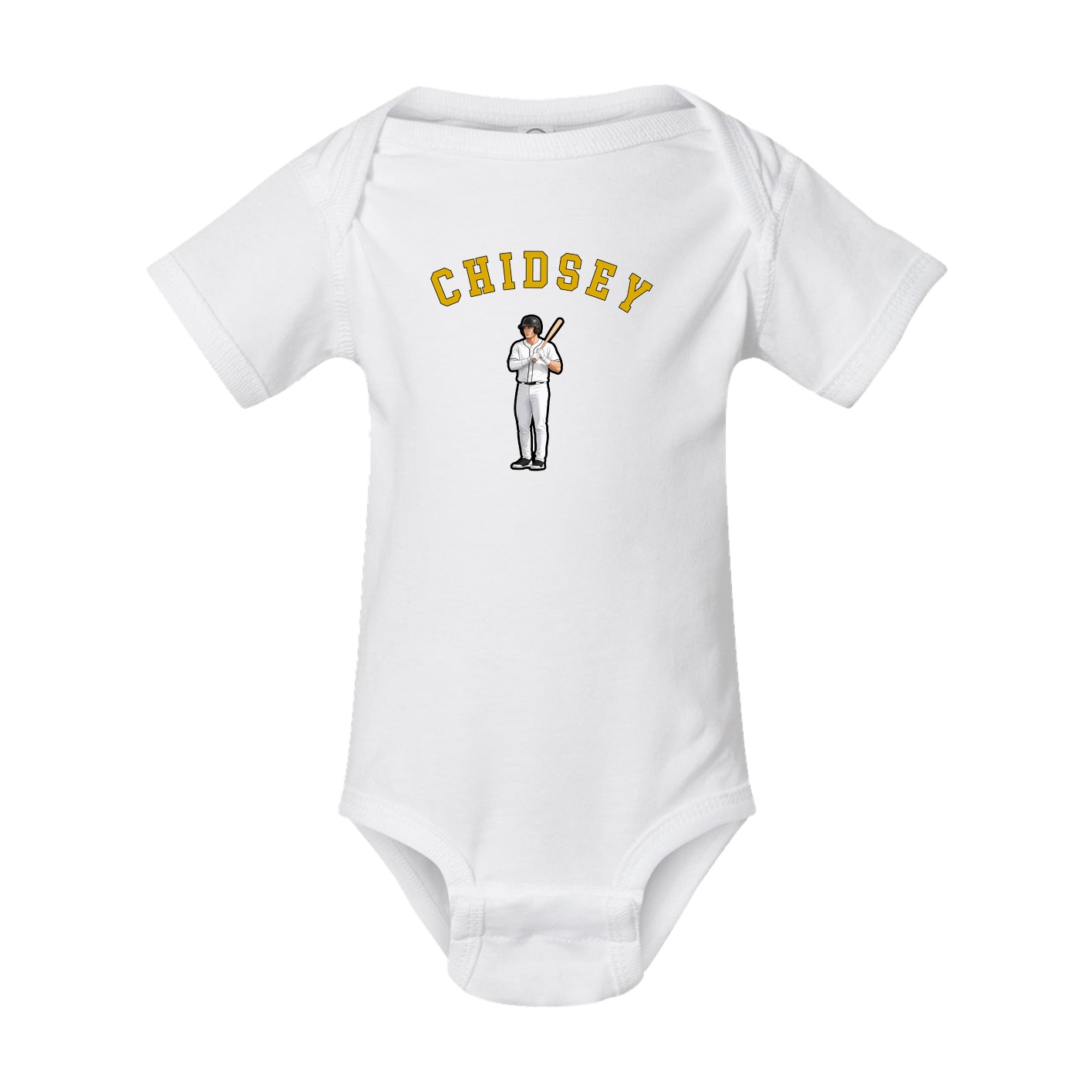 Baby Onesie — Shirsey Arch in White