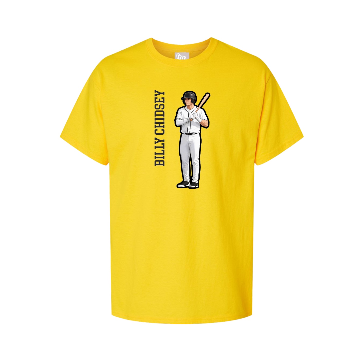 Tee — Name Vertical in Gold