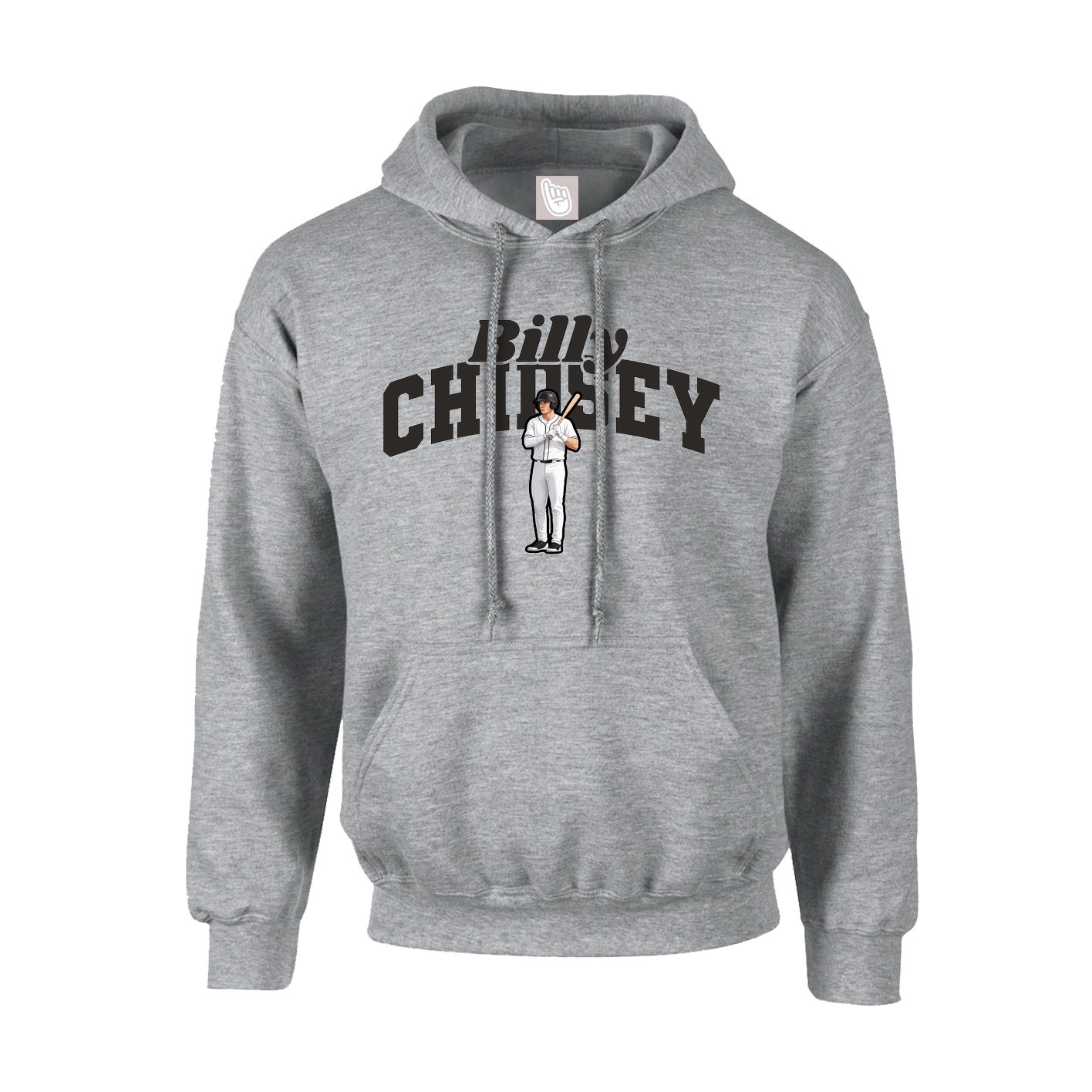 Hoodie — Signature Arch in Grey