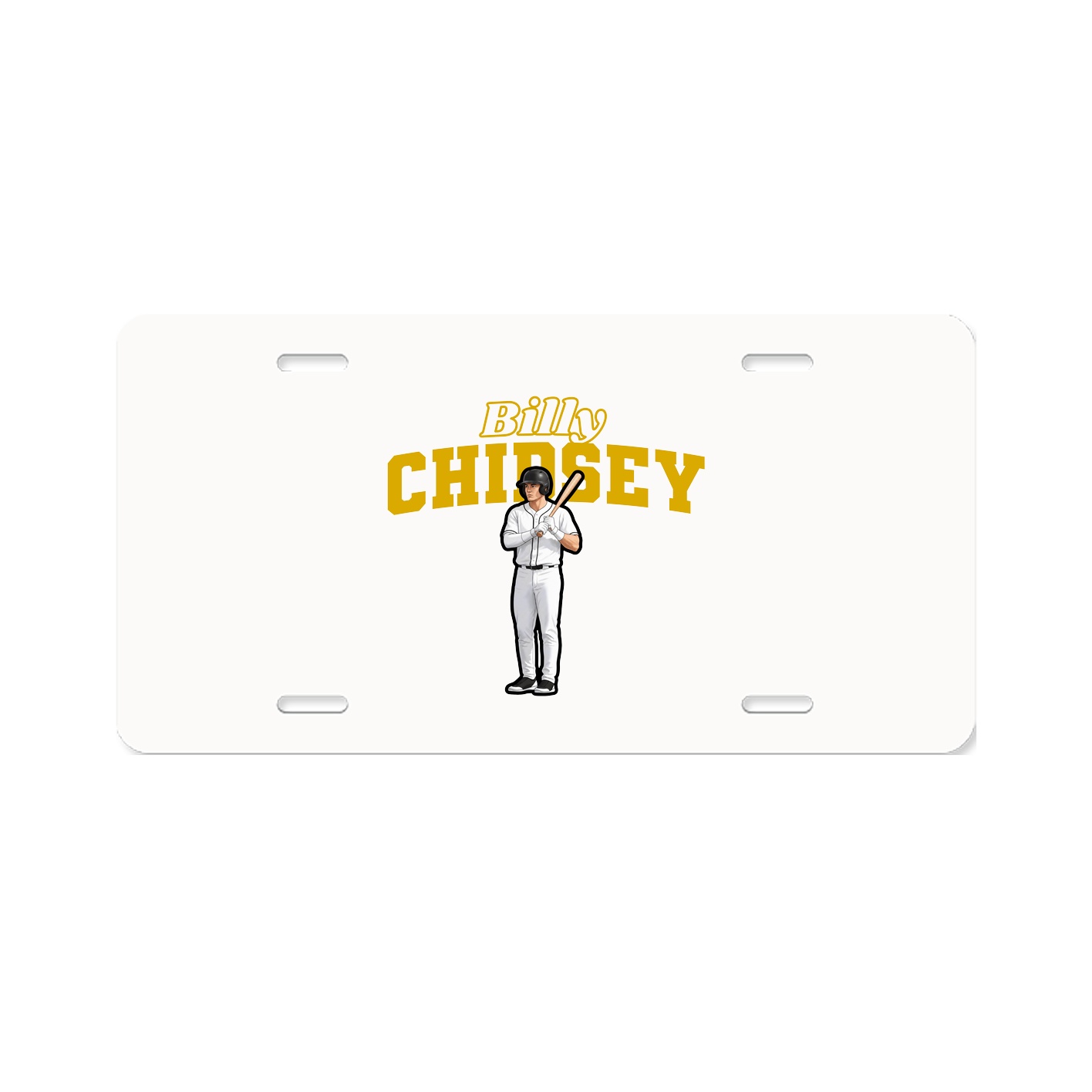 License Plate — Name Arch in Classic