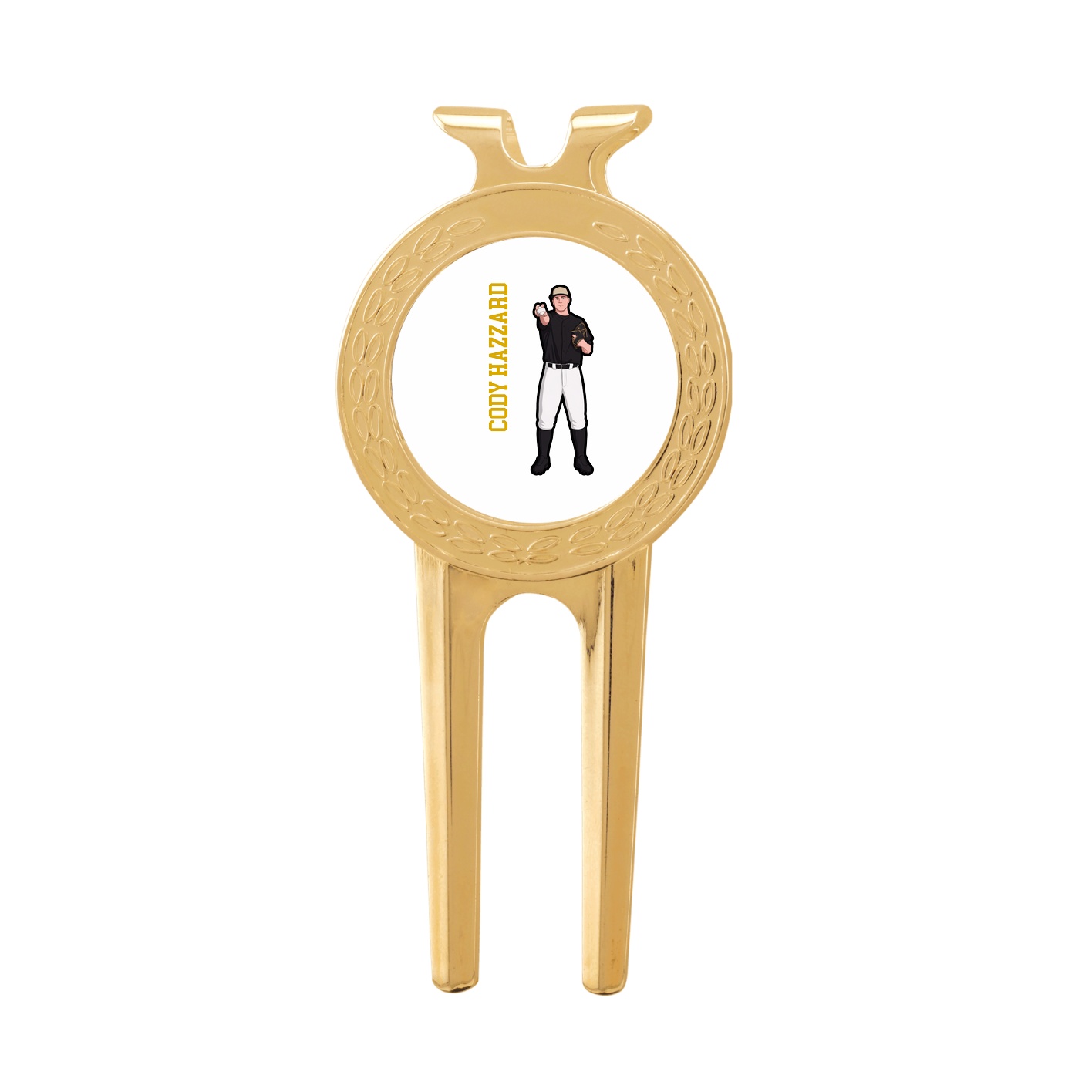 Divot Tool with Ball Marker — Name Vertical in Classic