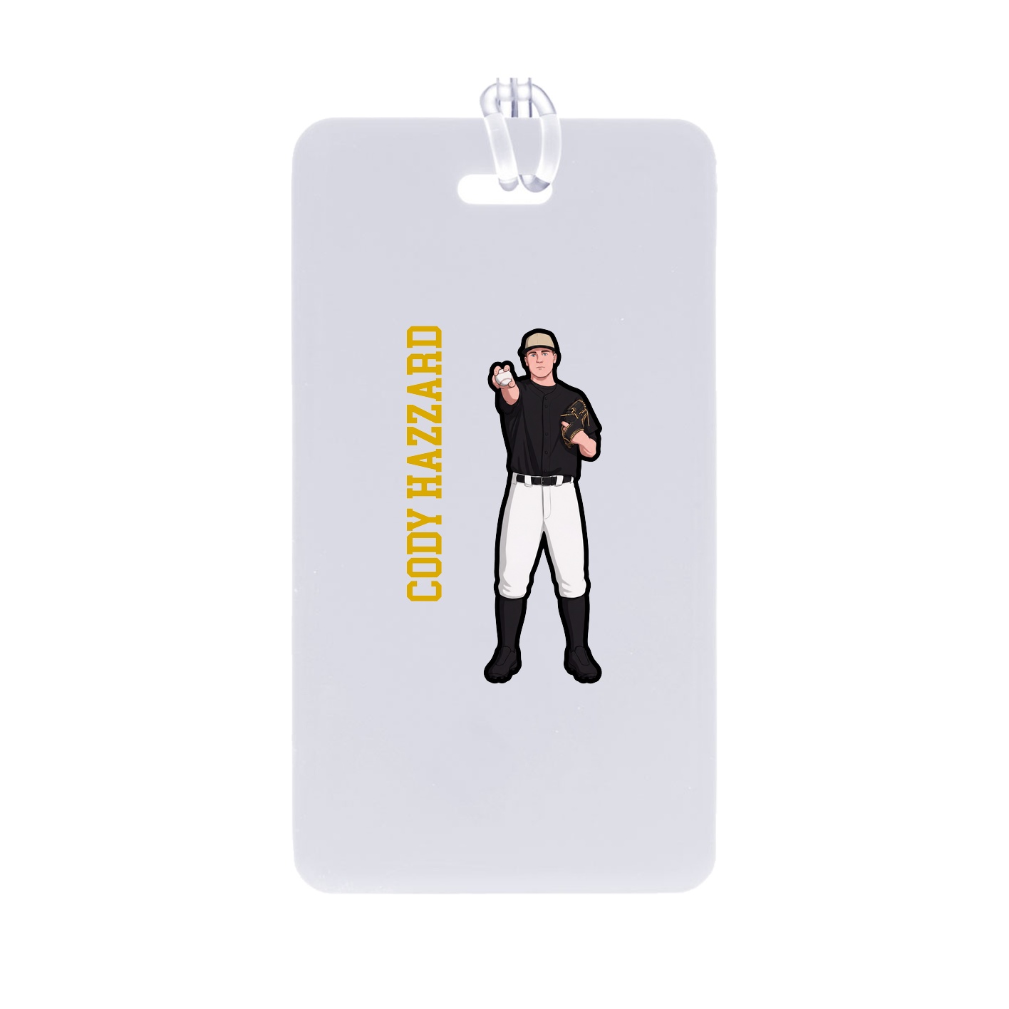 Bag Tag — Name Vertical in Classic