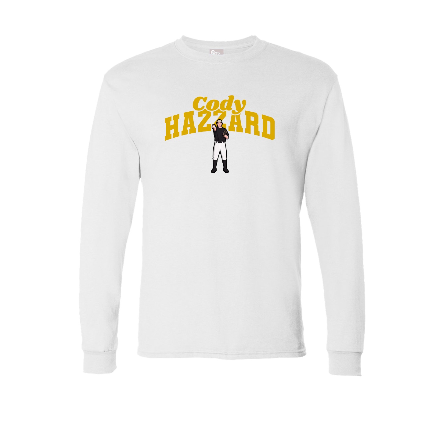 Long Sleeve Tee — Signature Arch in White