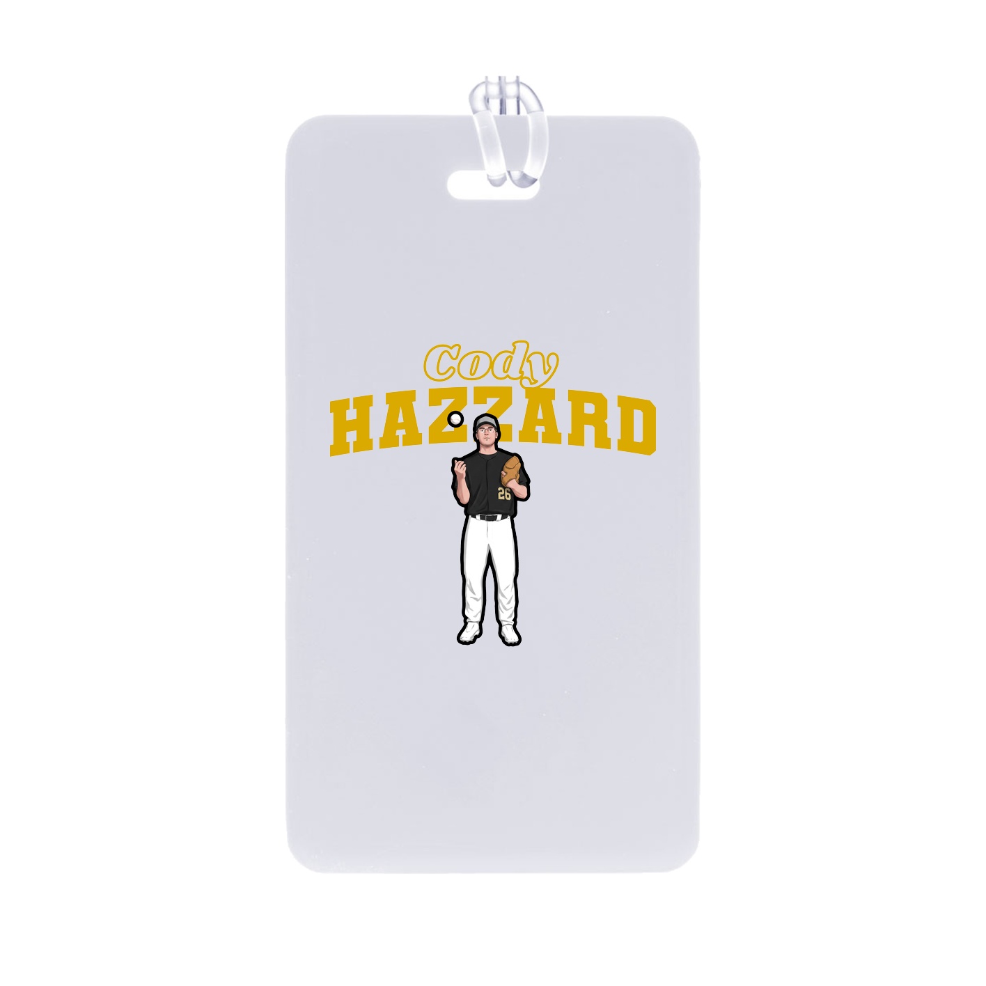 Bag Tag — Name Arch in Classic