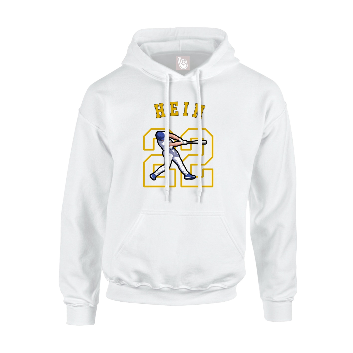 Youth Hoodie — Shirsey Arch in White